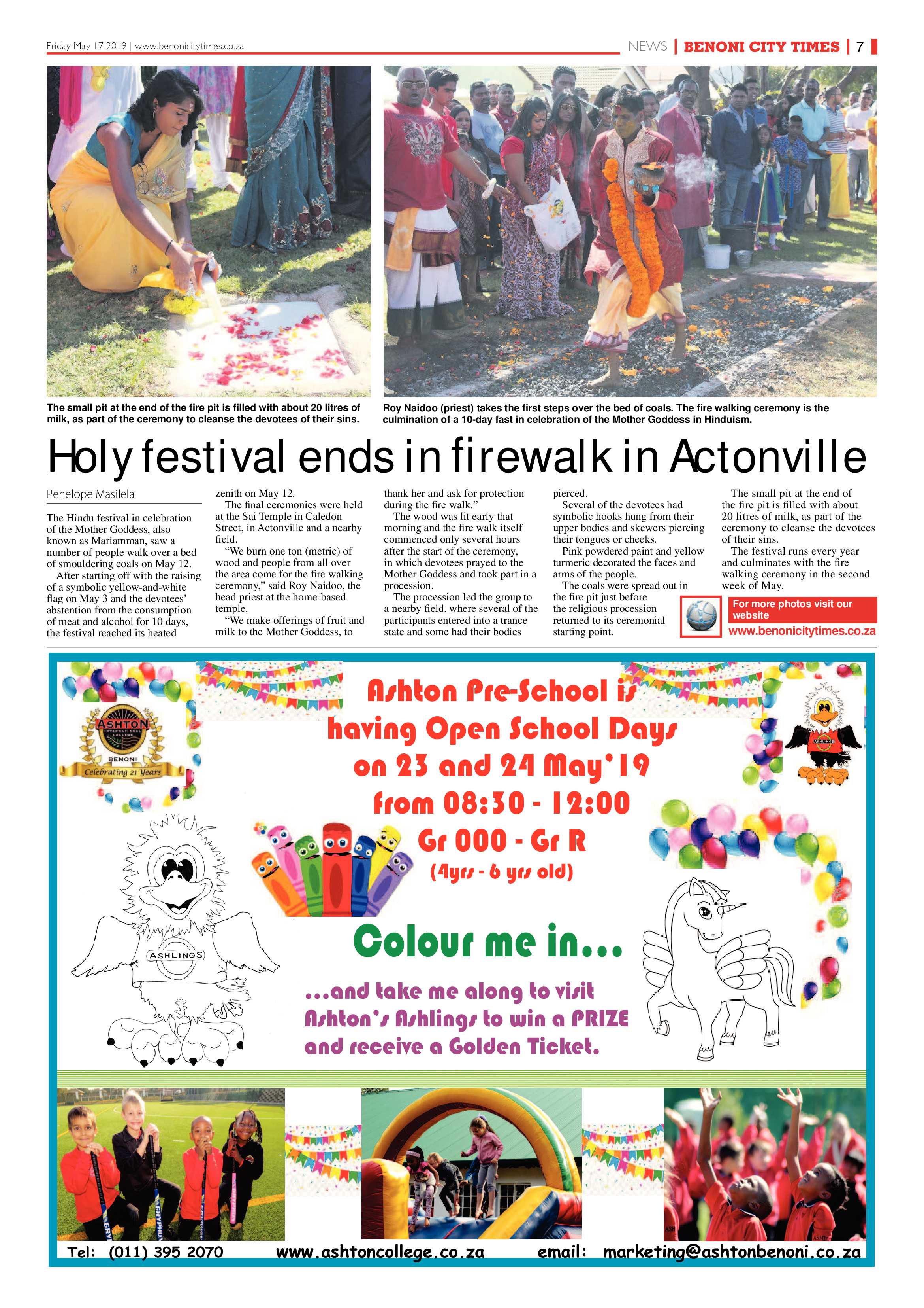 Benoni City Times 16 May 2019 page 7
