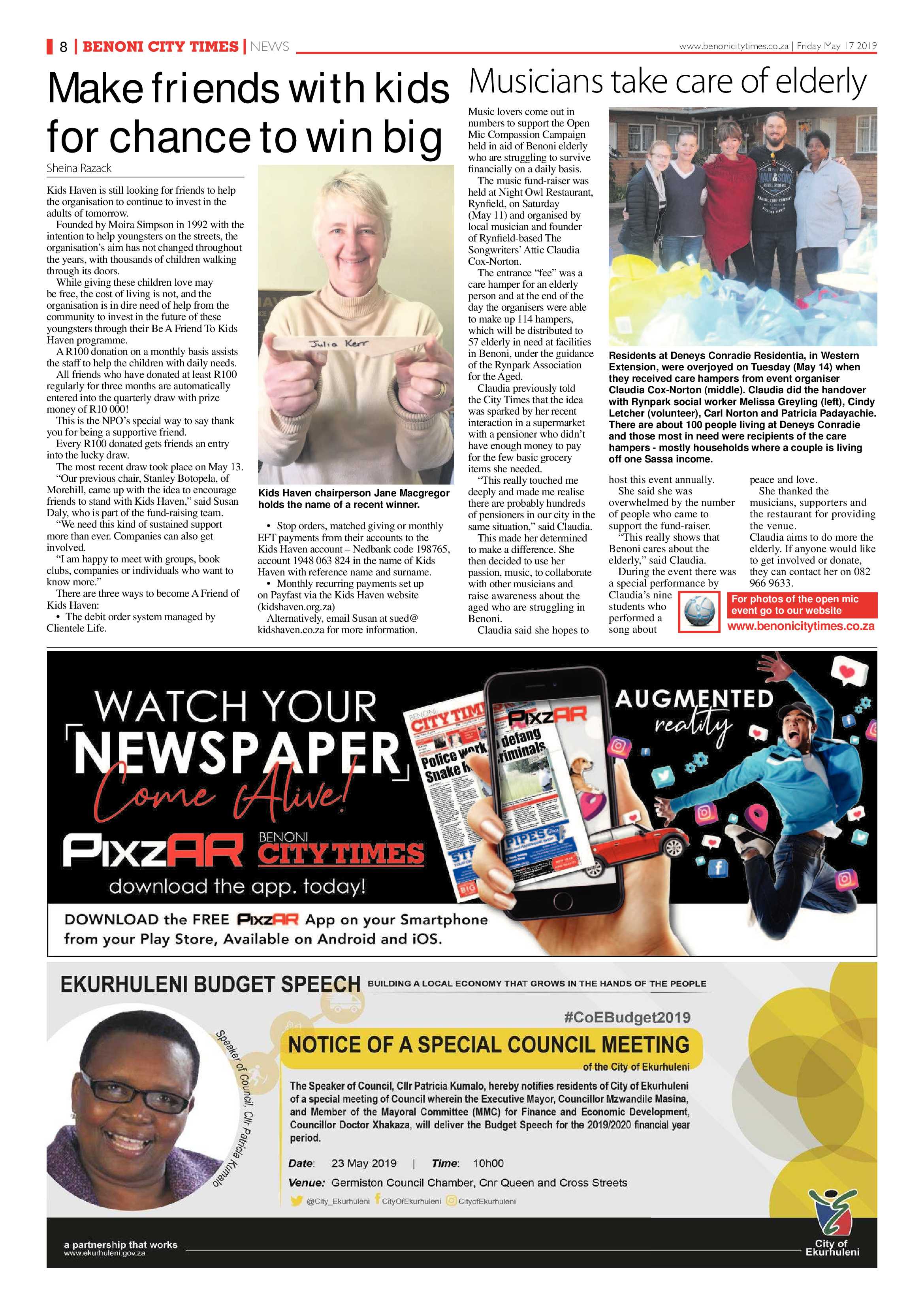 Benoni City Times 16 May 2019 page 8