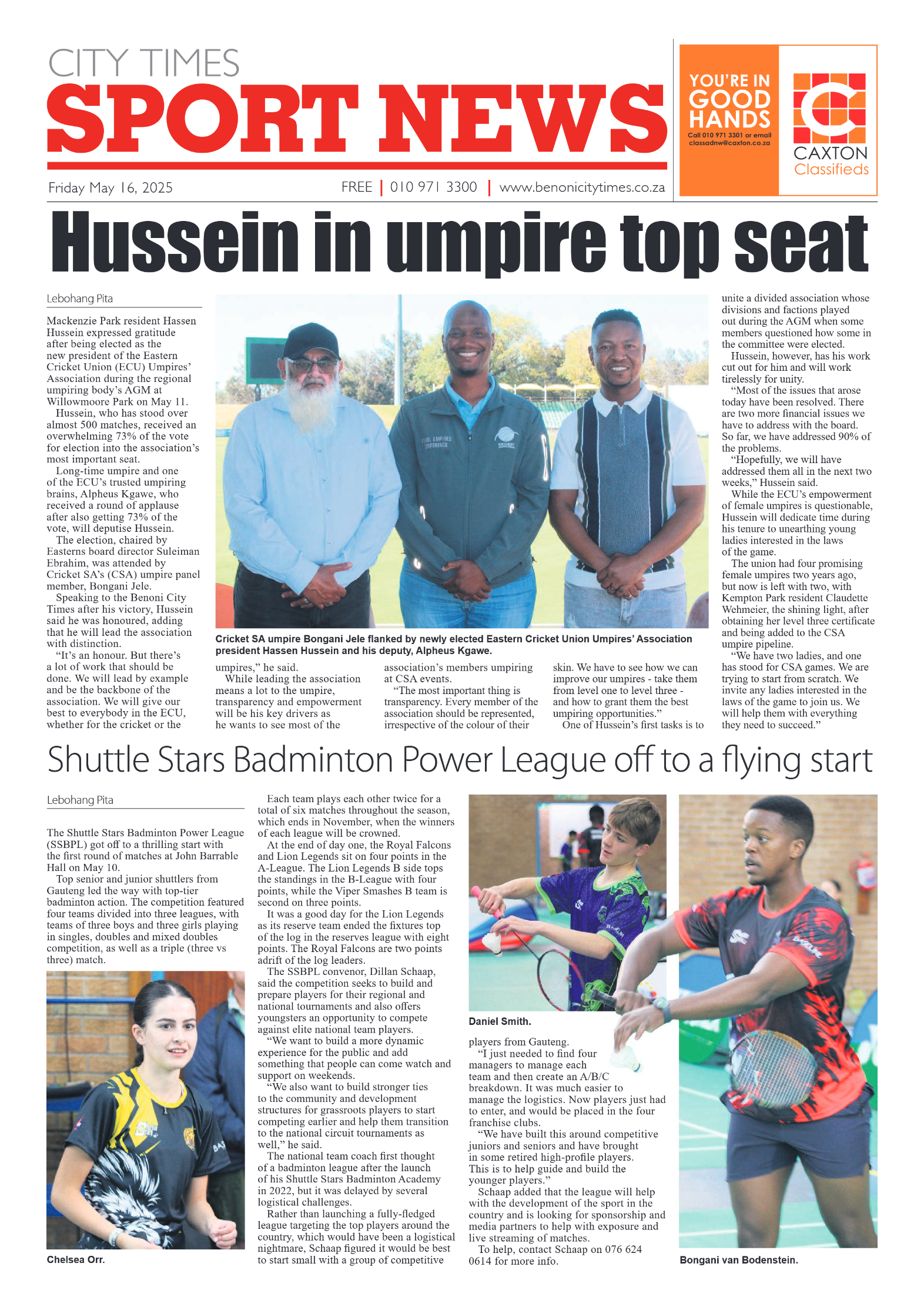 Benoni City Times 16 May 2025 page 10