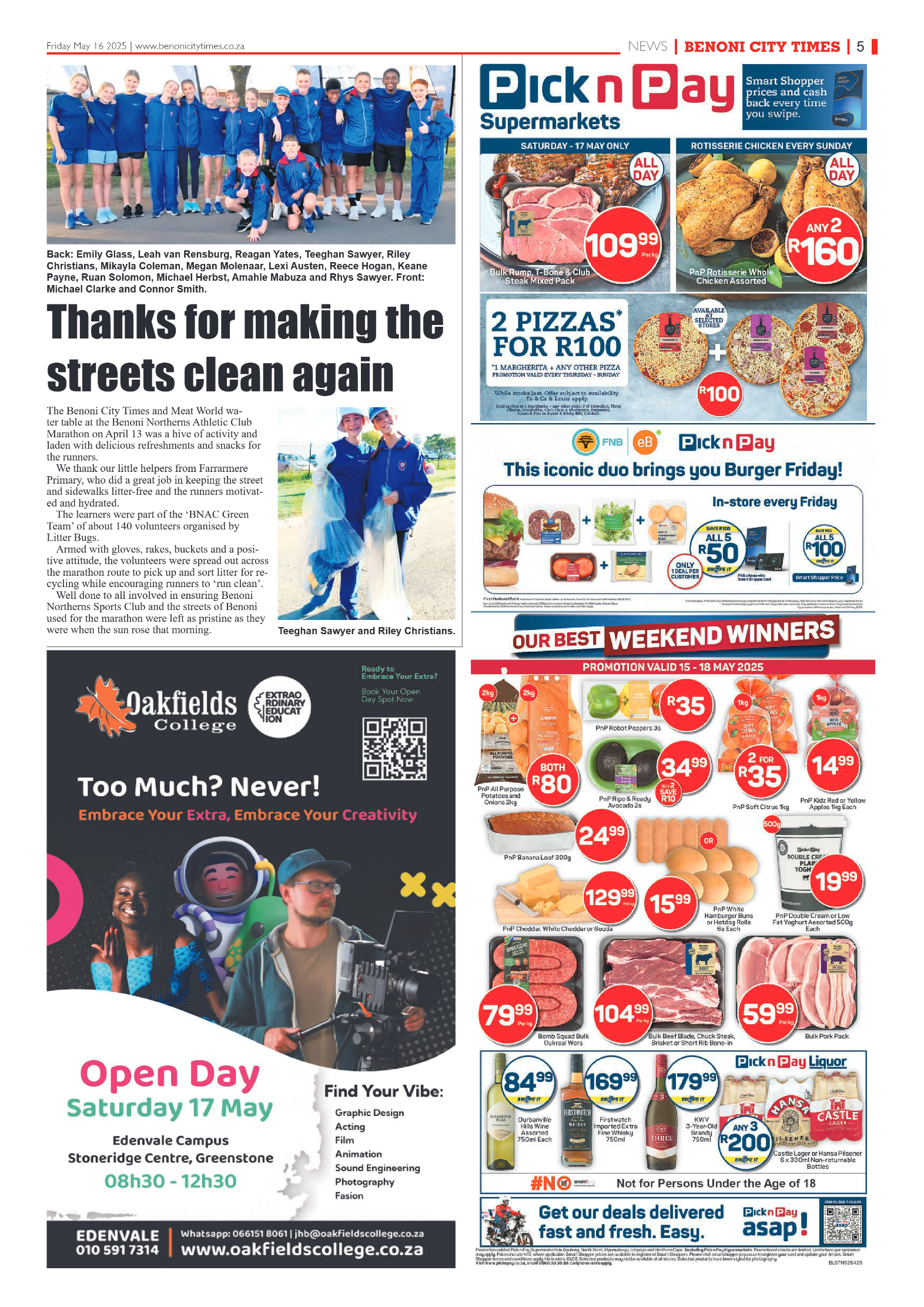 Benoni City Times 16 May 2025 page 7