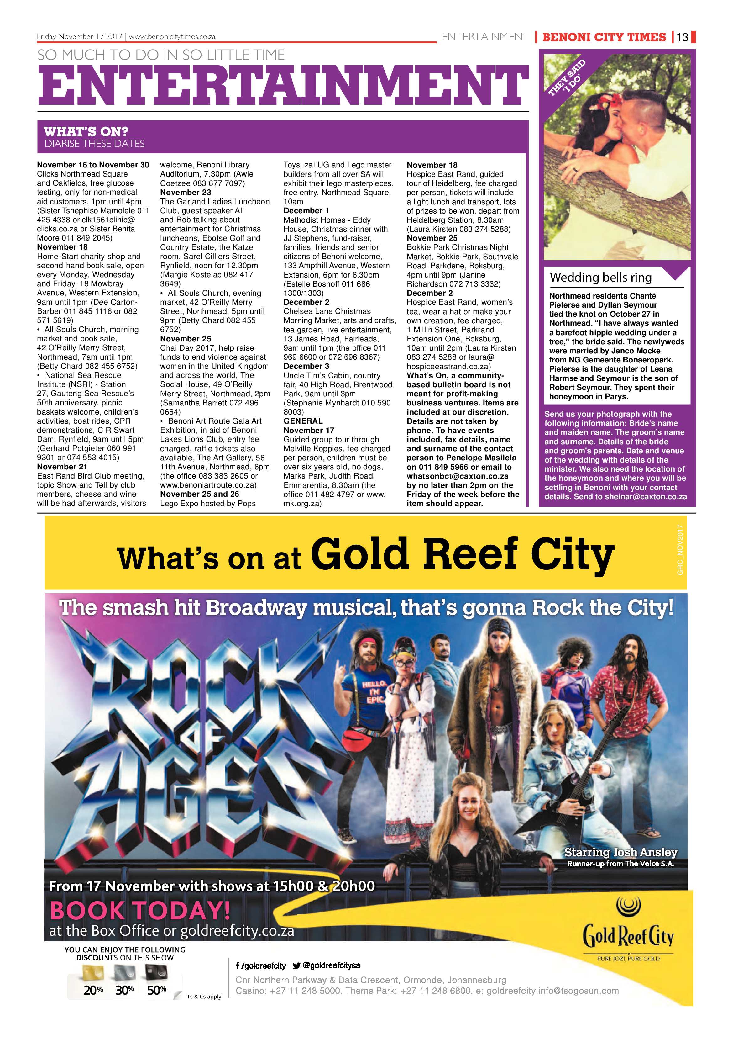 Benoni City Times 16 November 2017 page 13
