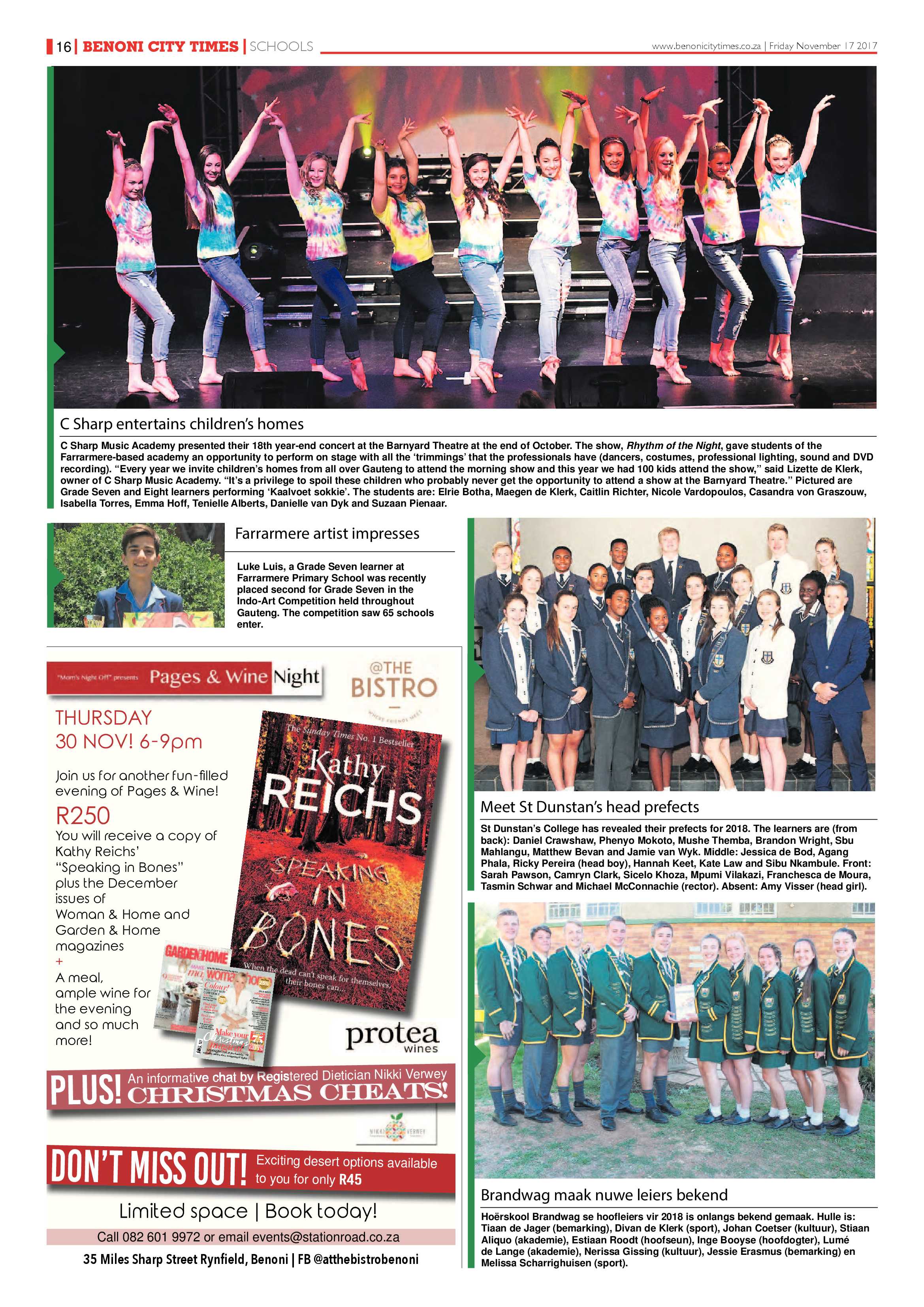 Benoni City Times 16 November 2017 page 16