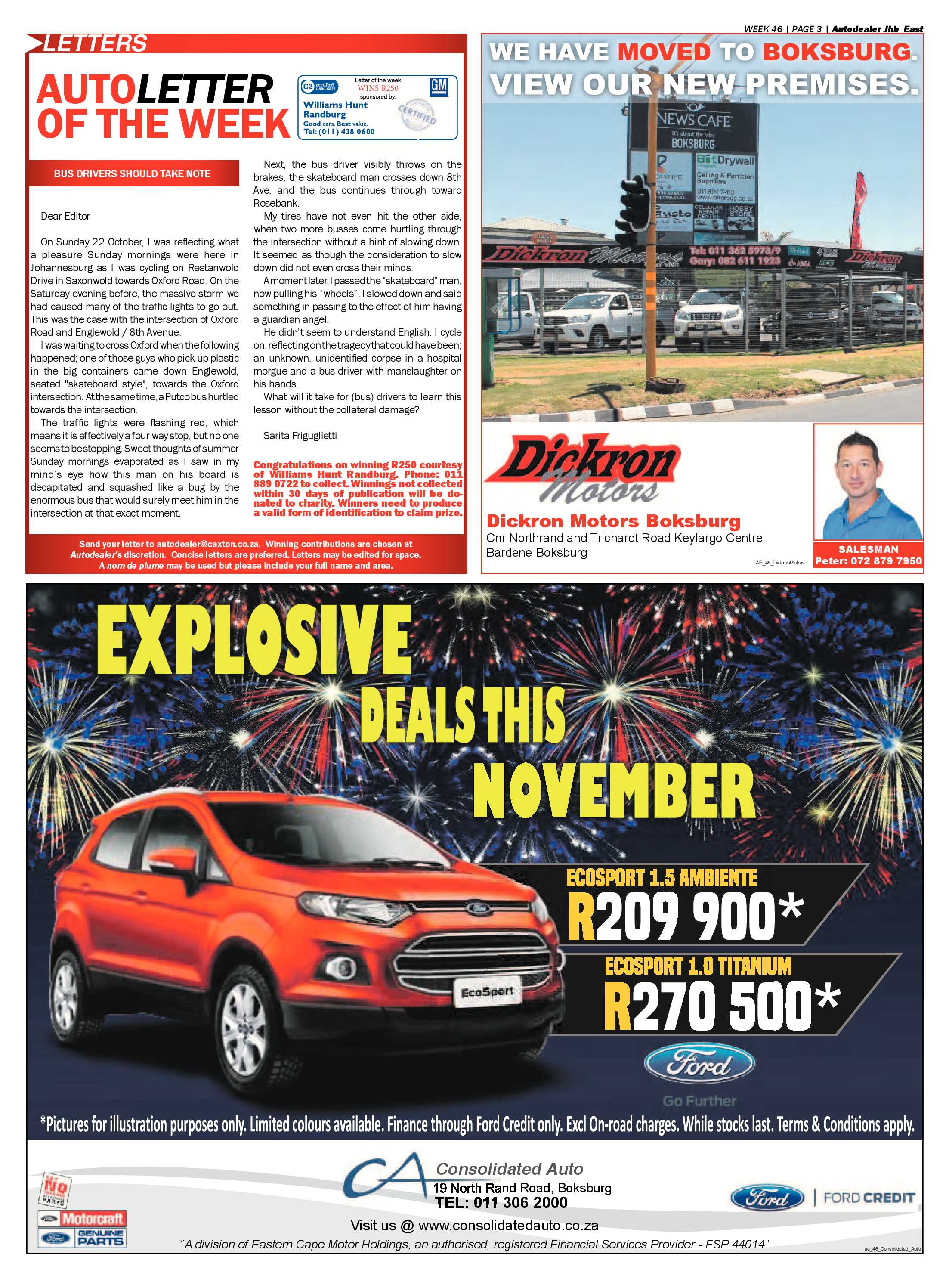 Benoni City Times 16 November 2017 page 27