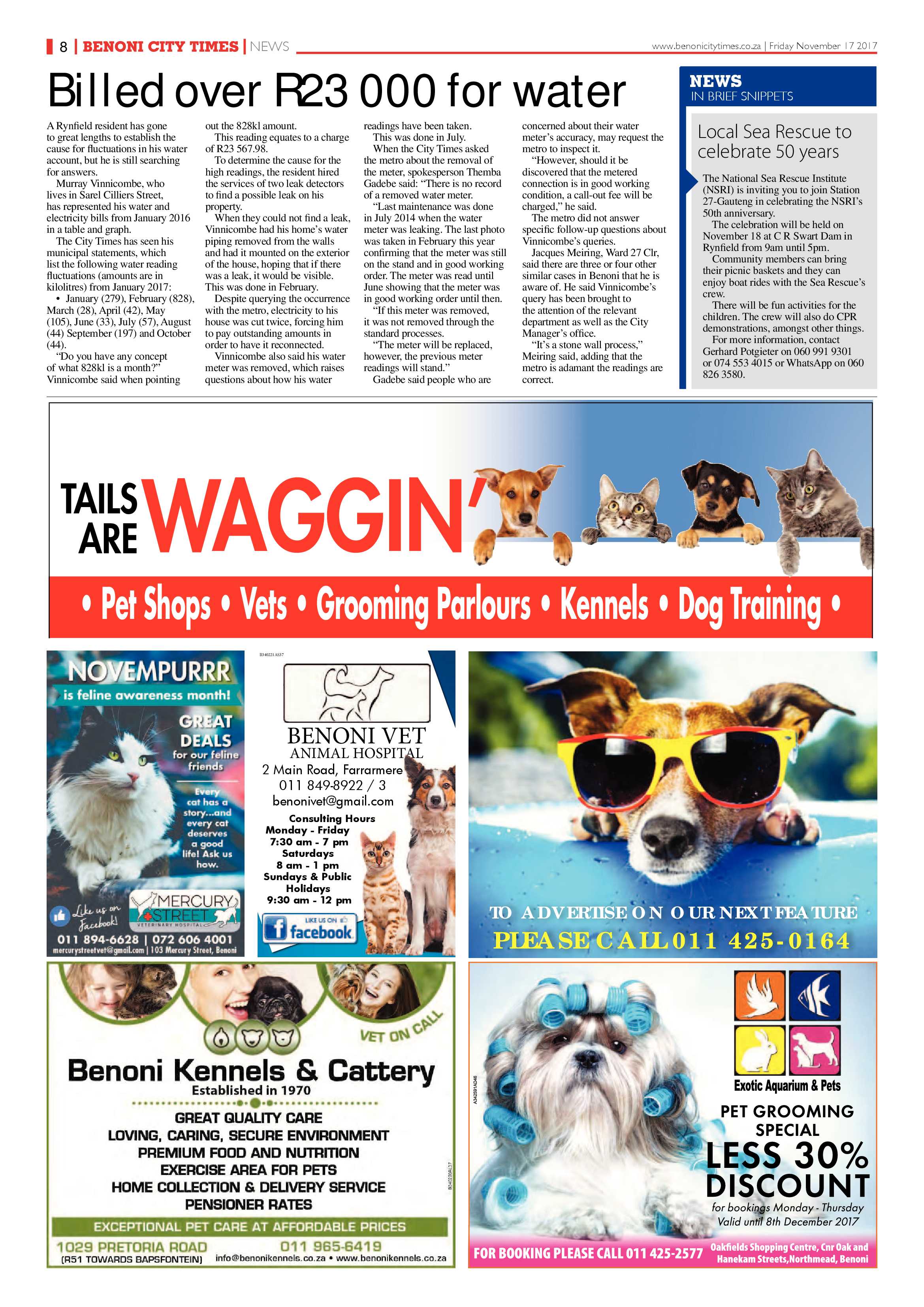 Benoni City Times 16 November 2017 page 8