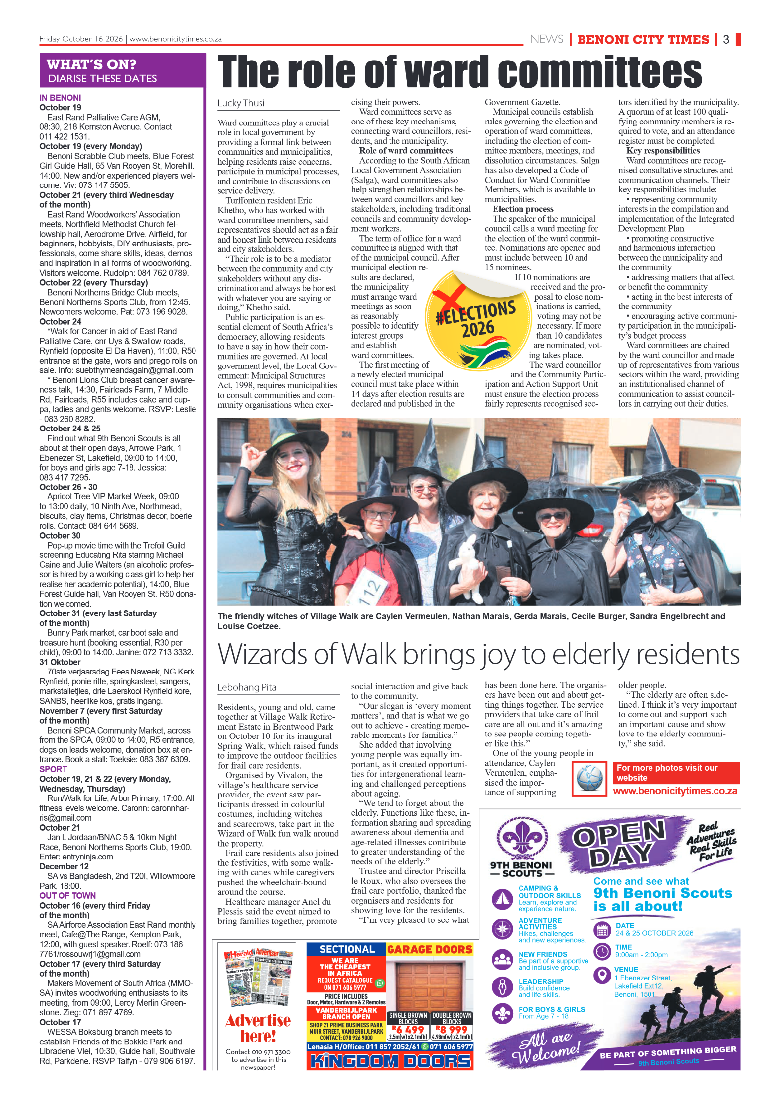 Benoni City Times 16 October 2026 page 3