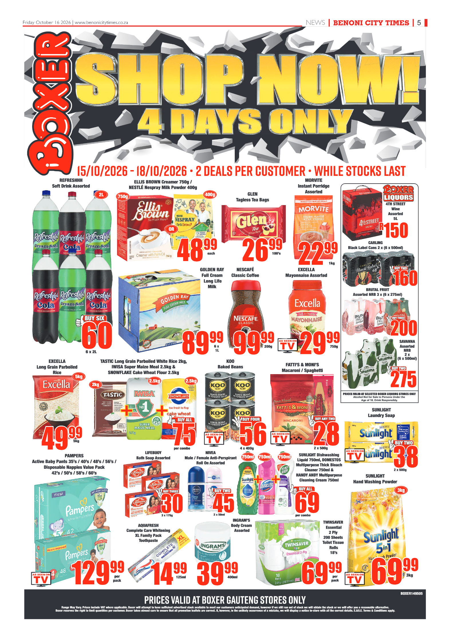 Benoni City Times 16 October 2026 page 5