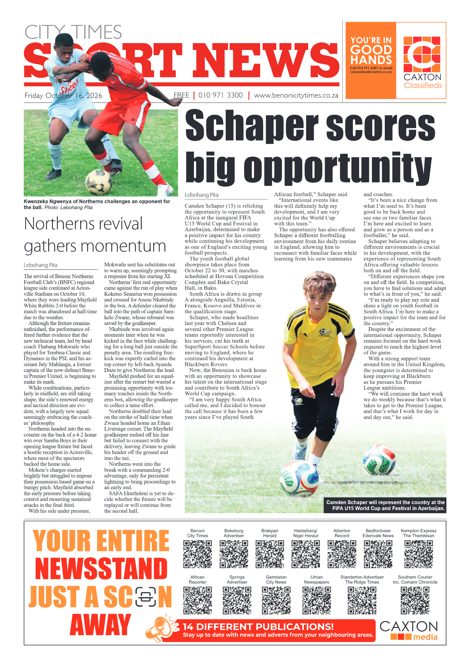 Benoni City Times 16 October 2026 page 8