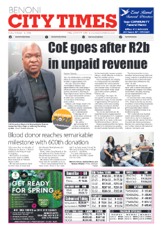 Benoni City Times 16 October 2026