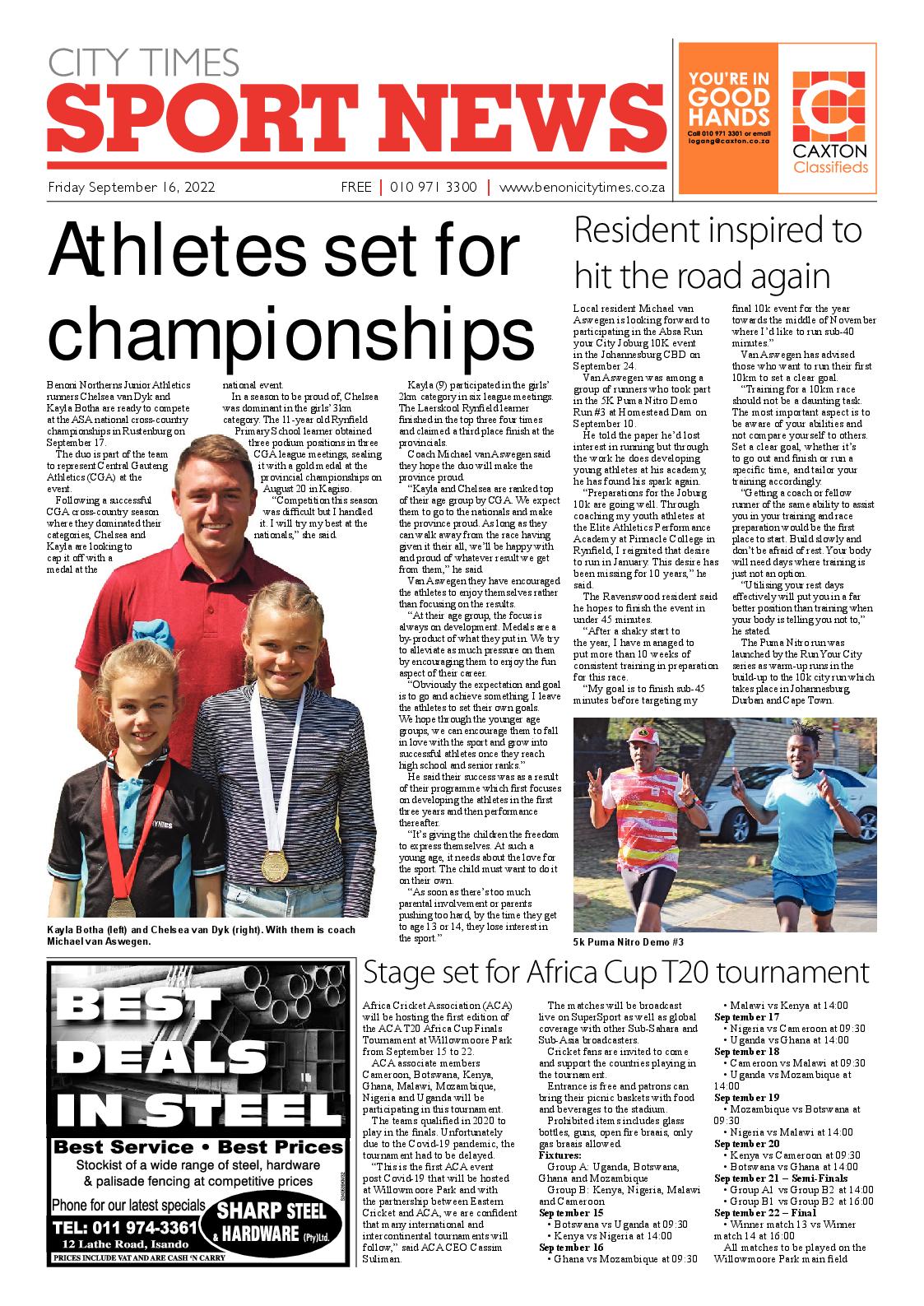 Benoni City Times 16 September 2022 page 12