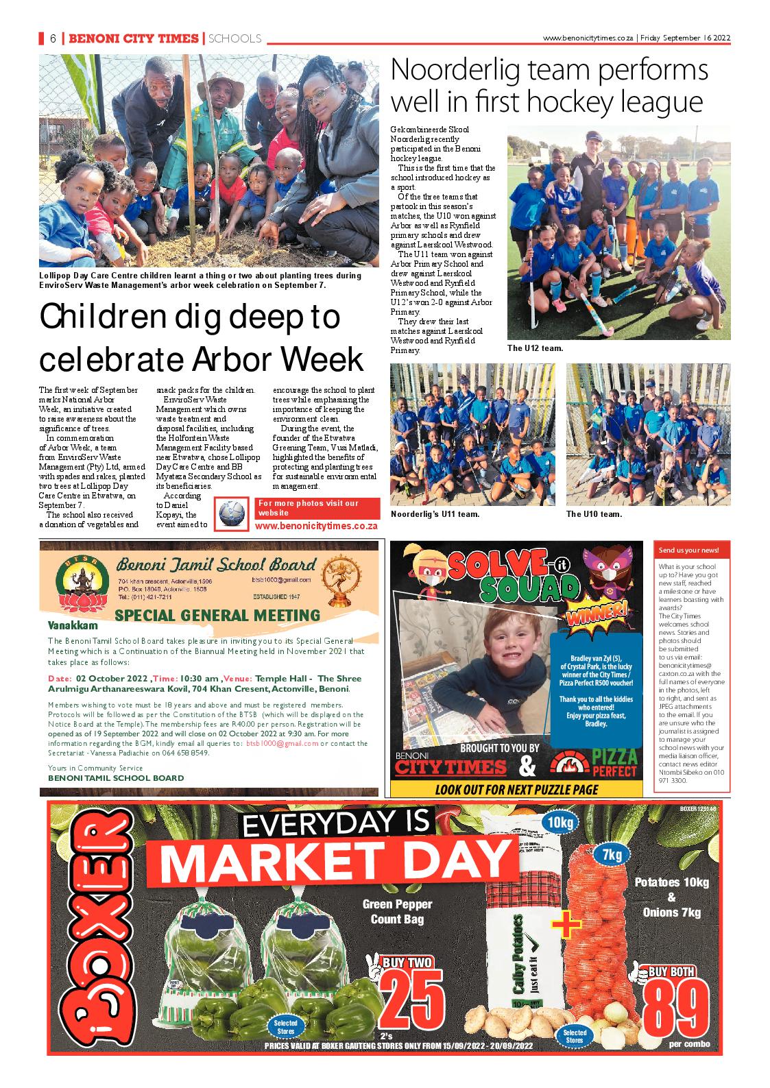 Benoni City Times 16 September 2022 page 6