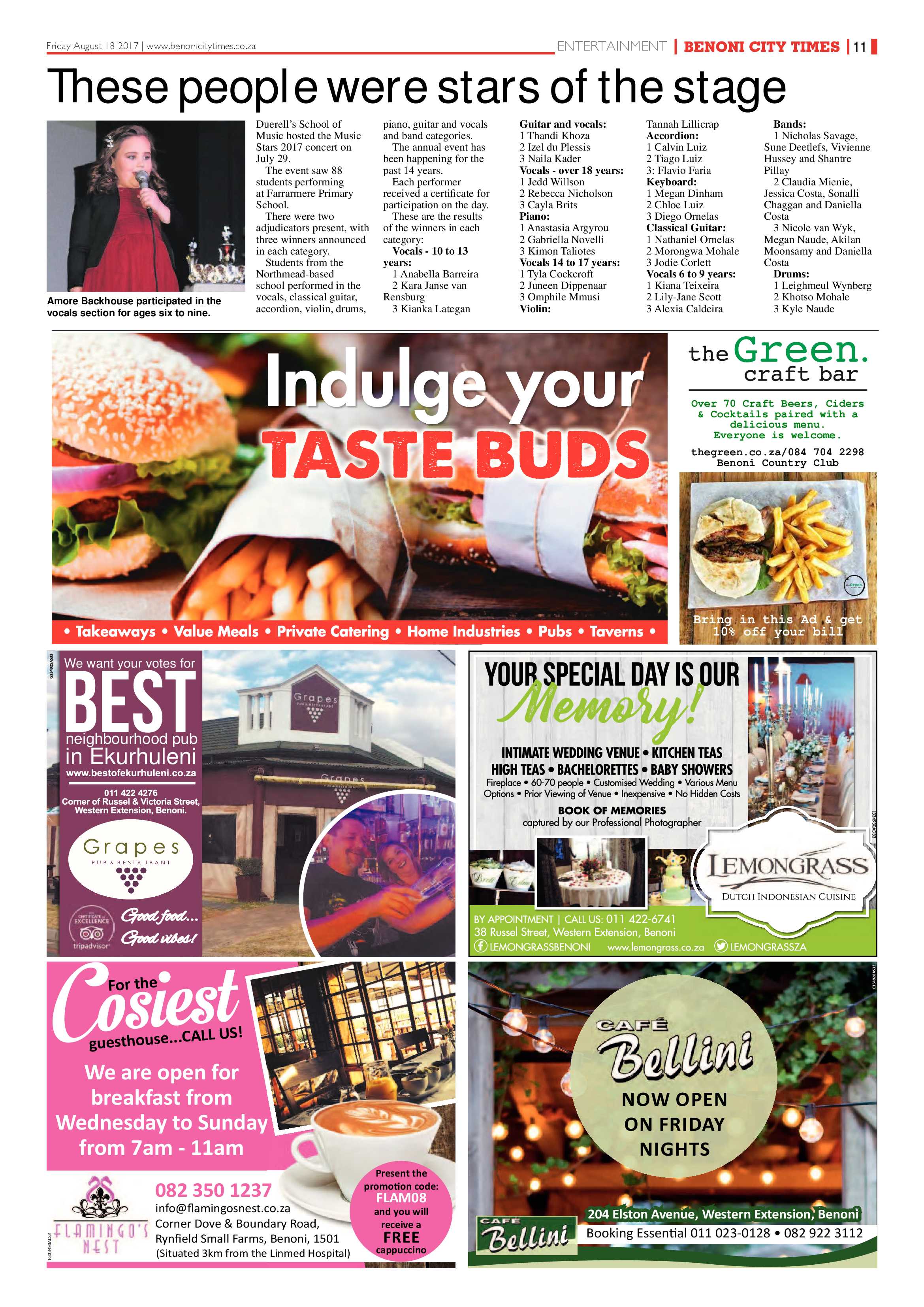 Benoni City Times 17 August 2017 page 11