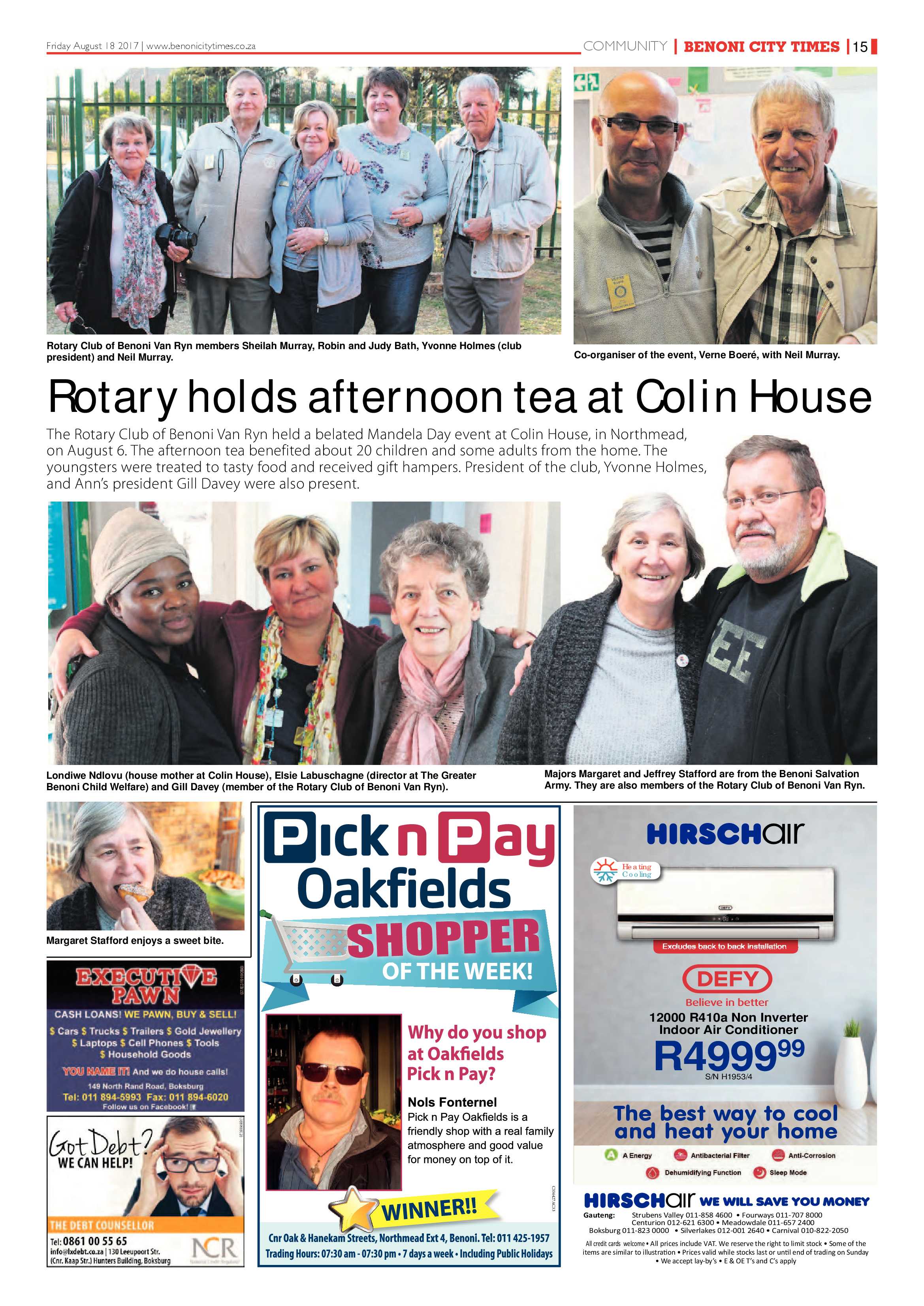 Benoni City Times 17 August 2017 page 15