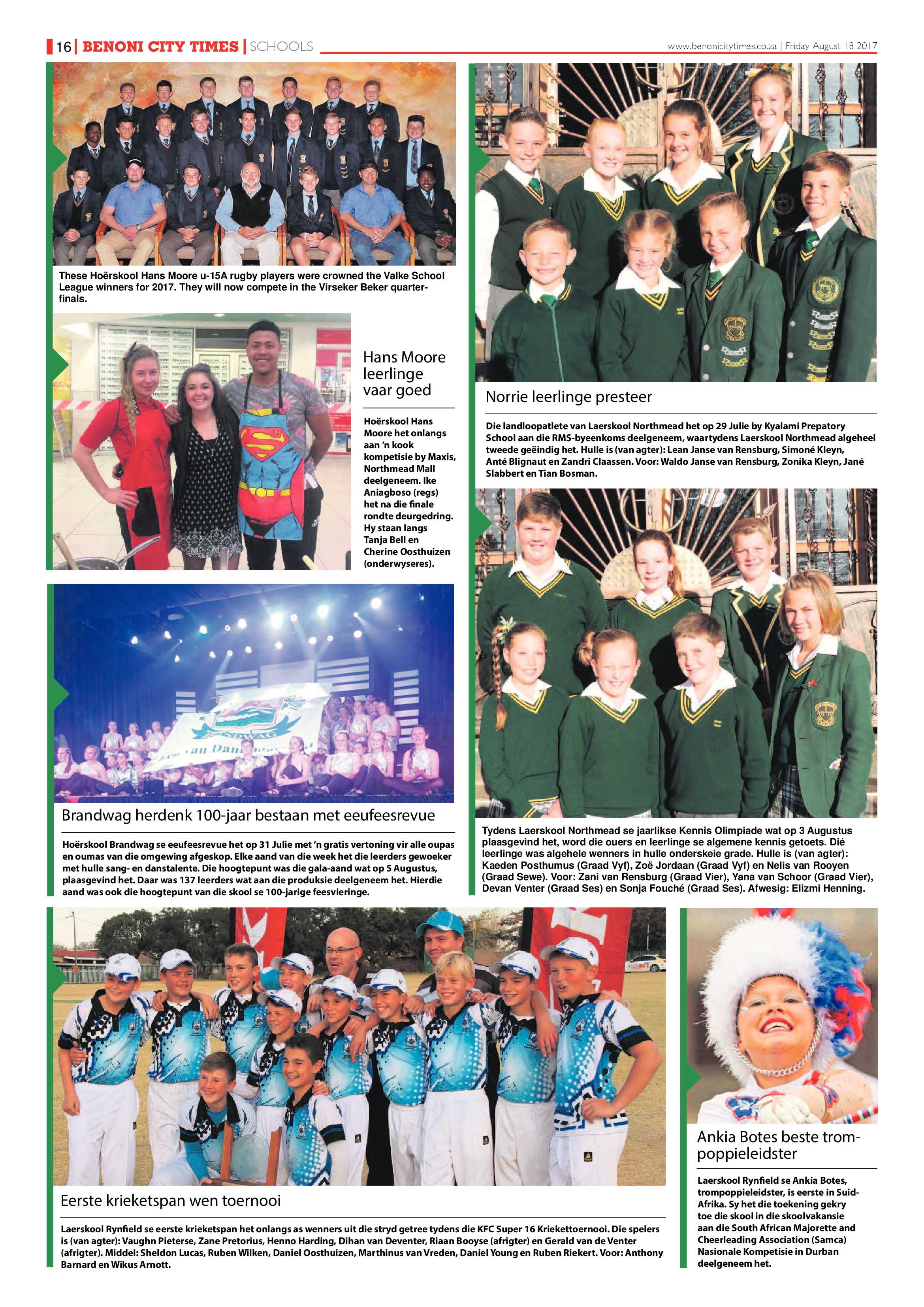 Benoni City Times 17 August 2017 page 16