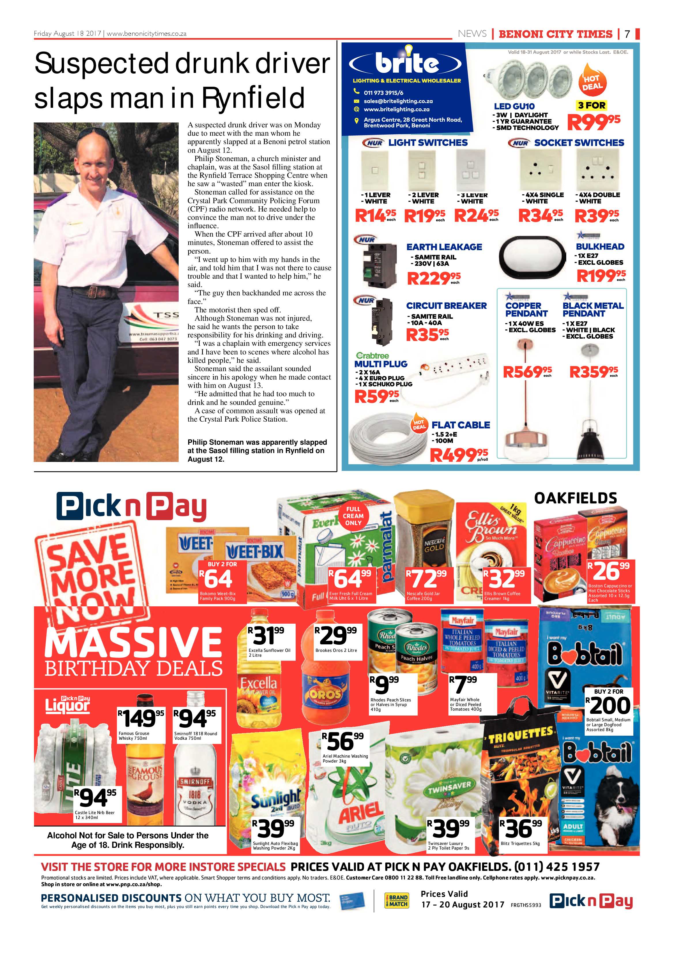 Benoni City Times 17 August 2017 page 7