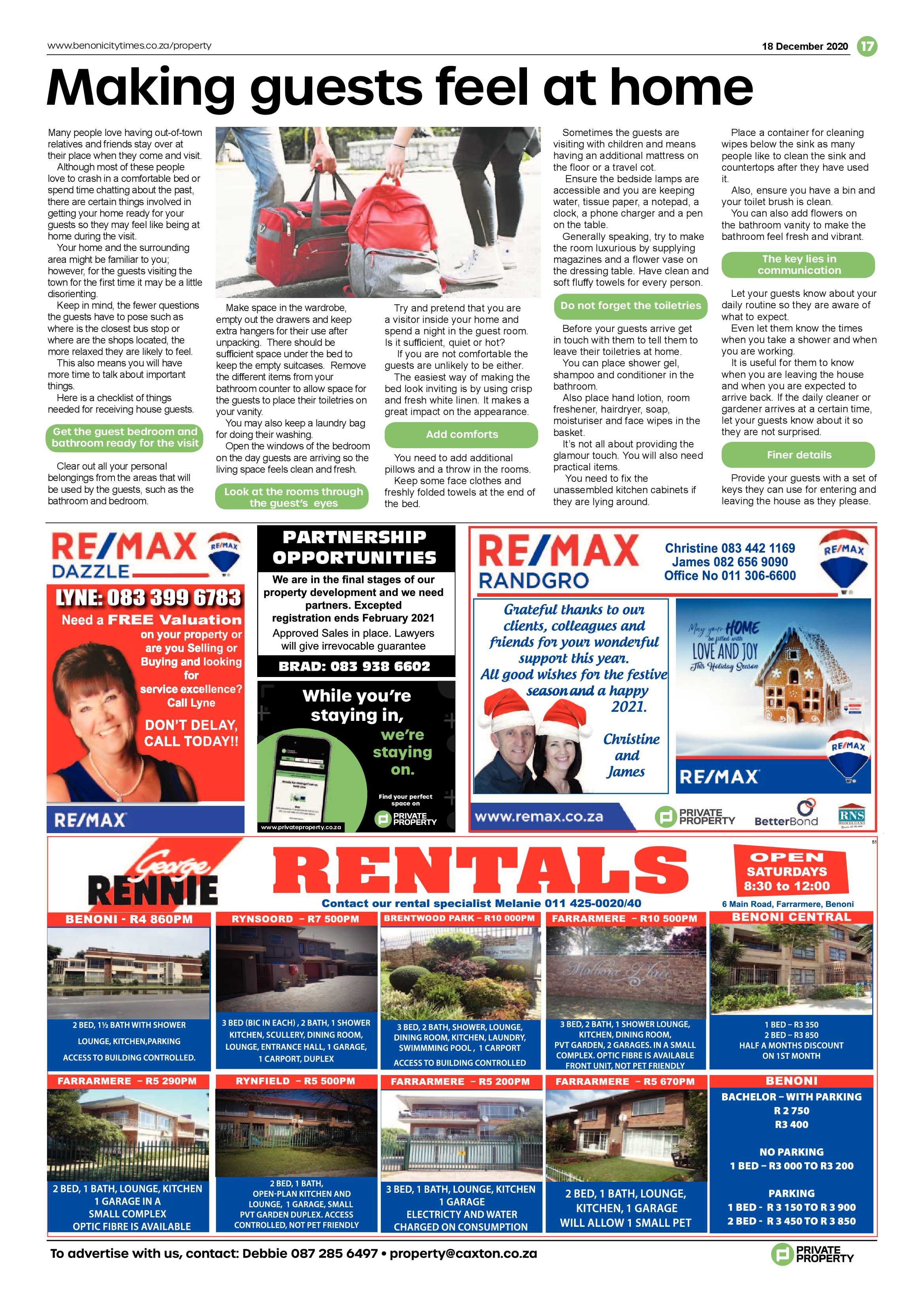 Benoni City Times 17 December 2020 page 17