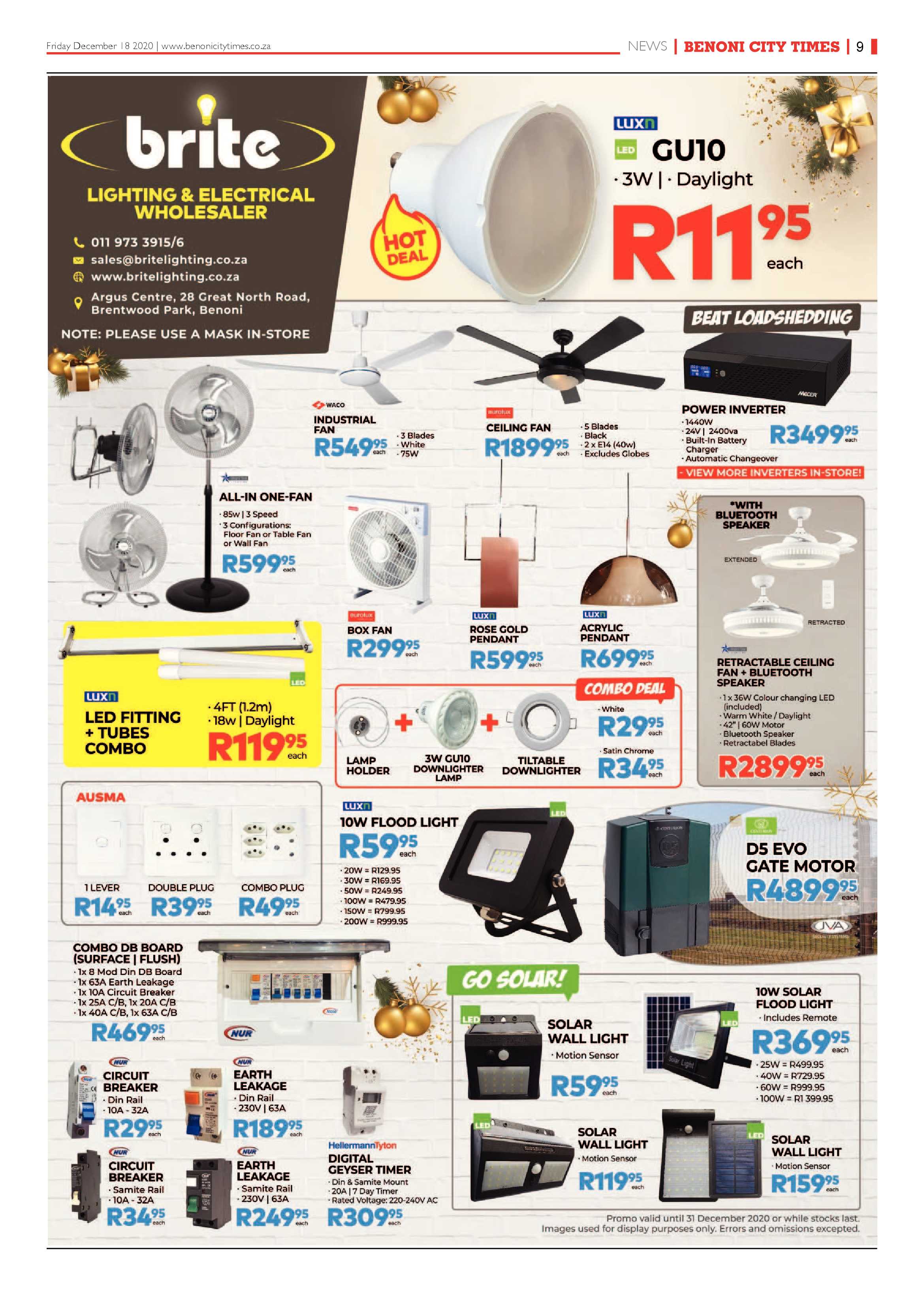 Benoni City Times 17 December 2020 page 9