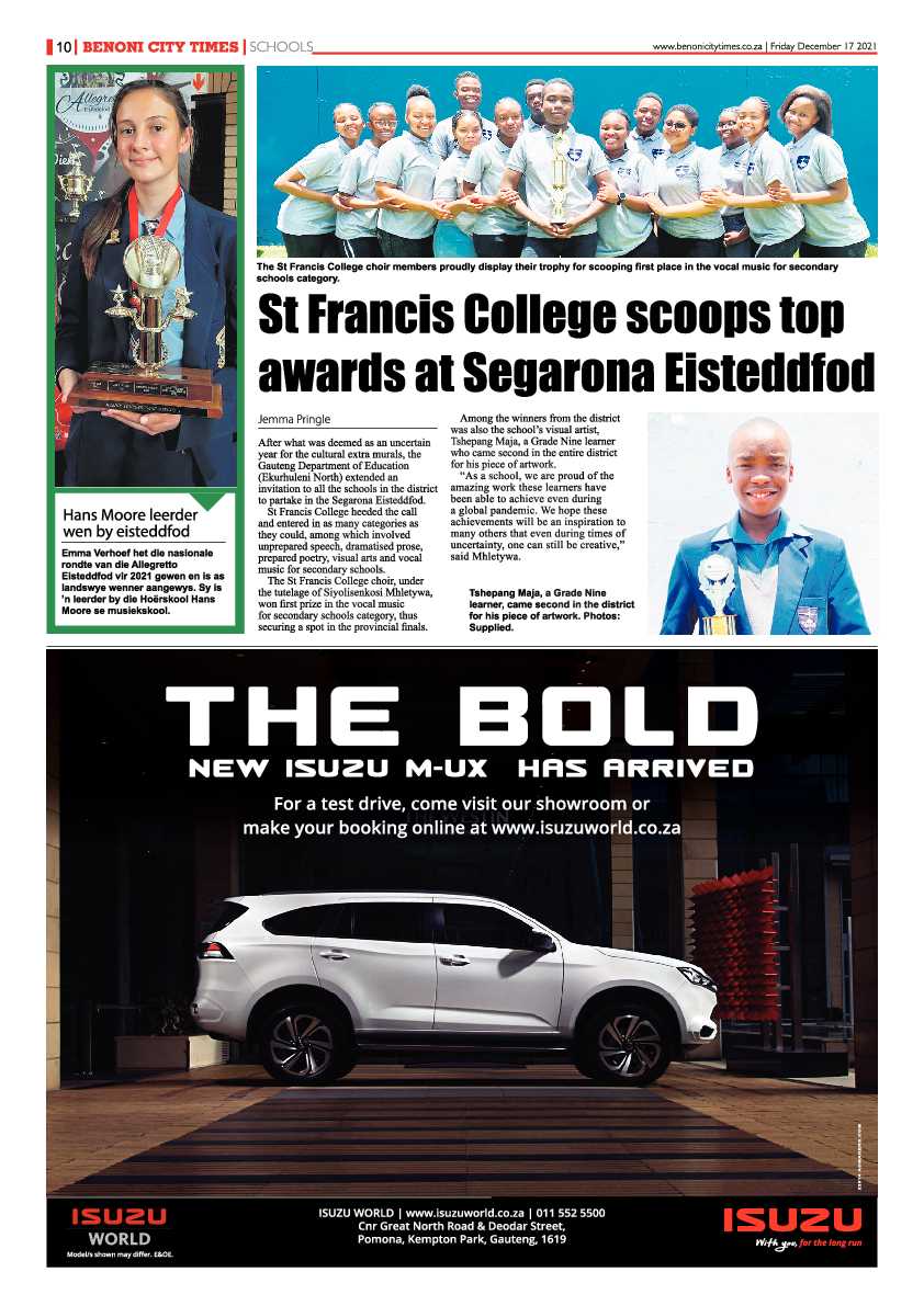 Benoni City Times 17 December 2021 page 10