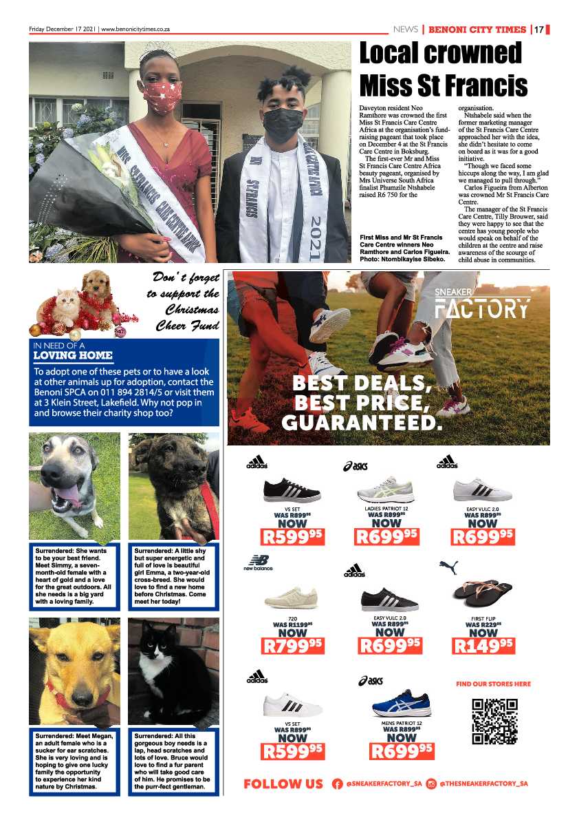 Benoni City Times 17 December 2021 page 17