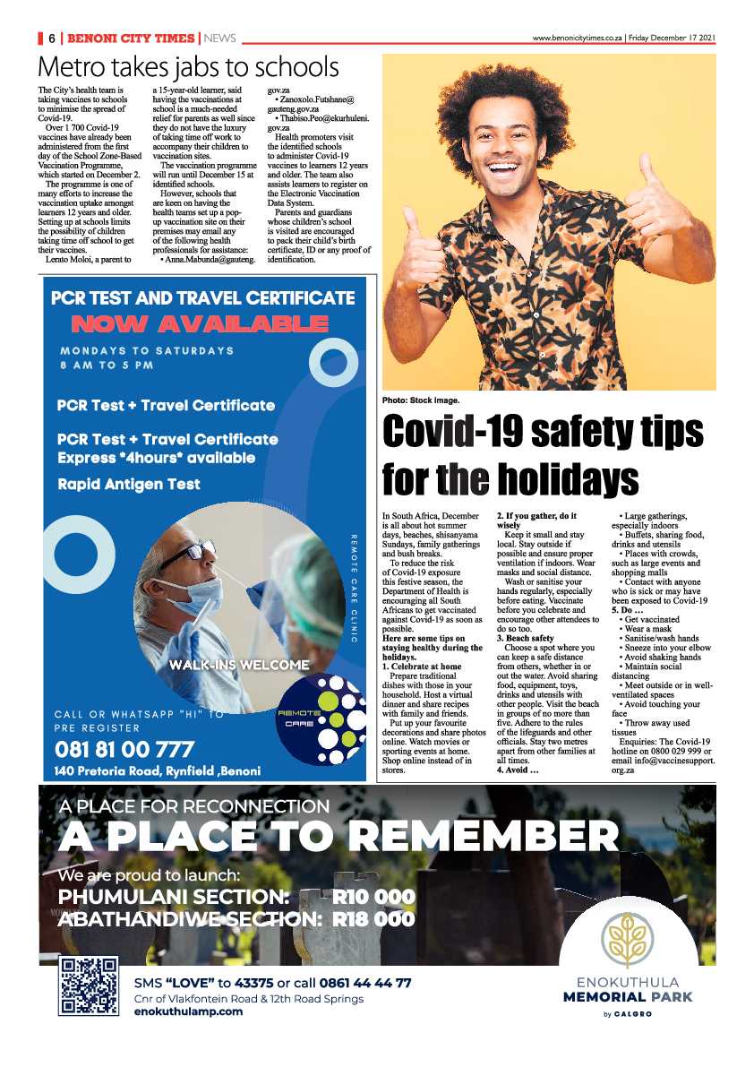 Benoni City Times 17 December 2021 page 6