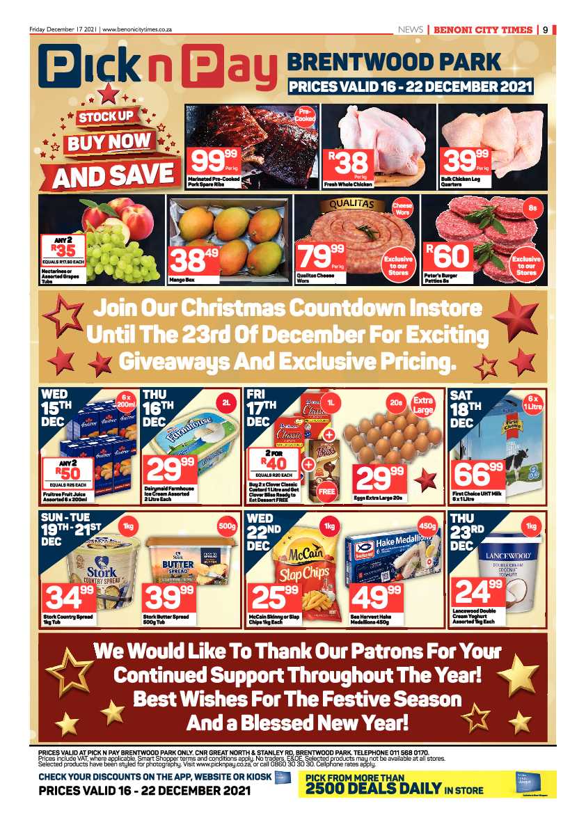 Benoni City Times 17 December 2021 page 9
