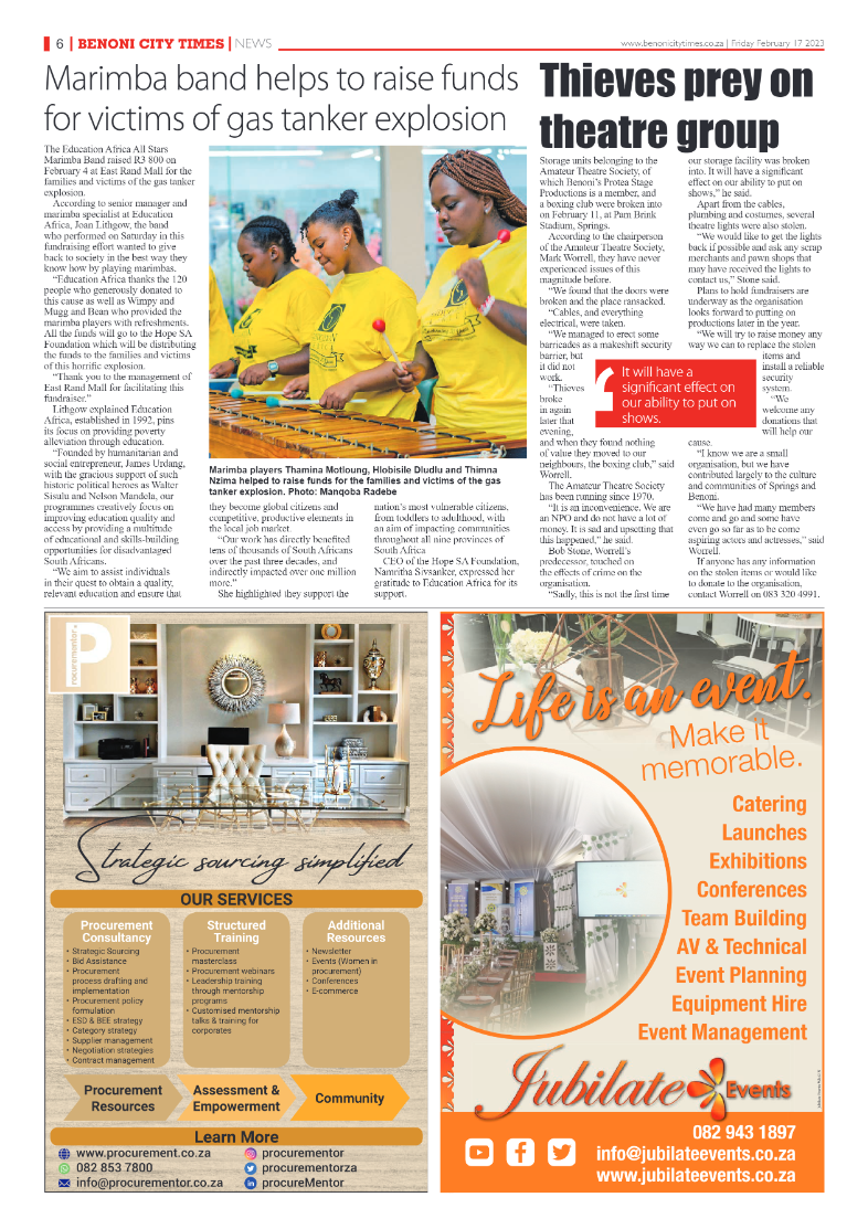 Benoni City Times 17 February 2023 page 6
