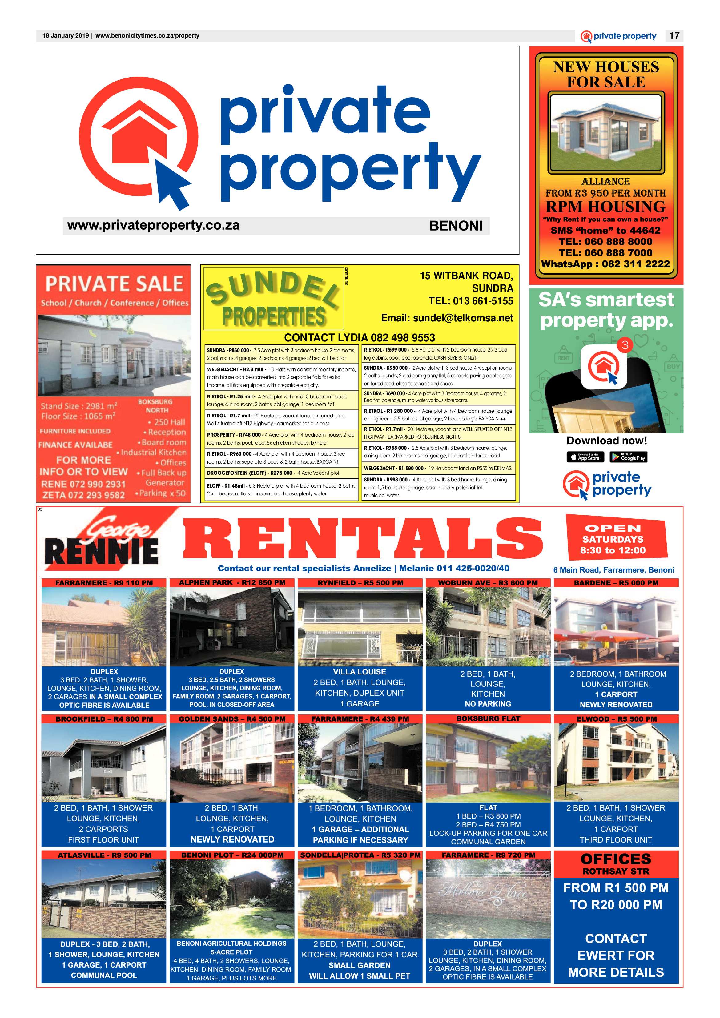 Benoni City Times 17 January 2019 page 17