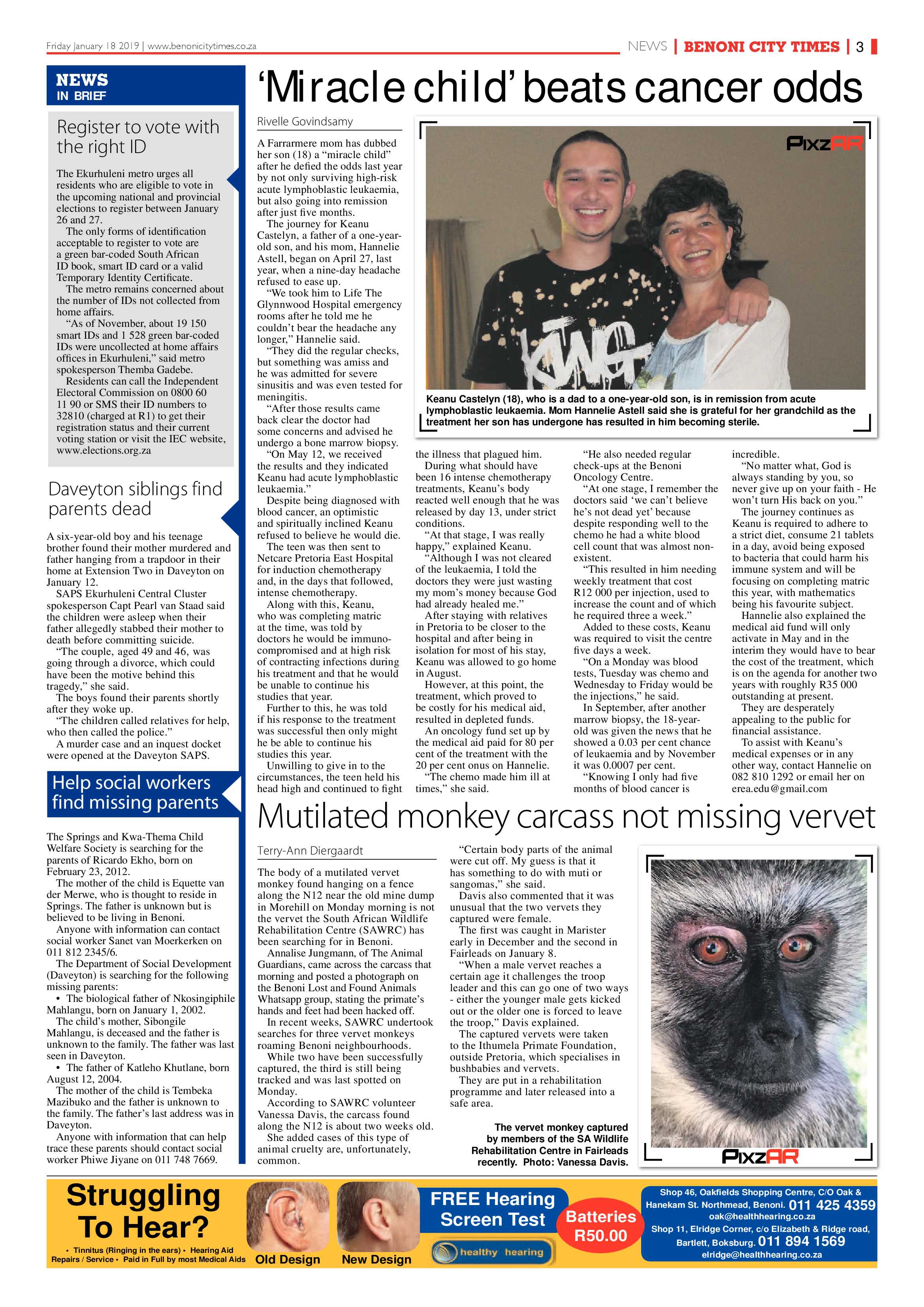 Benoni City Times 17 January 2019 page 3