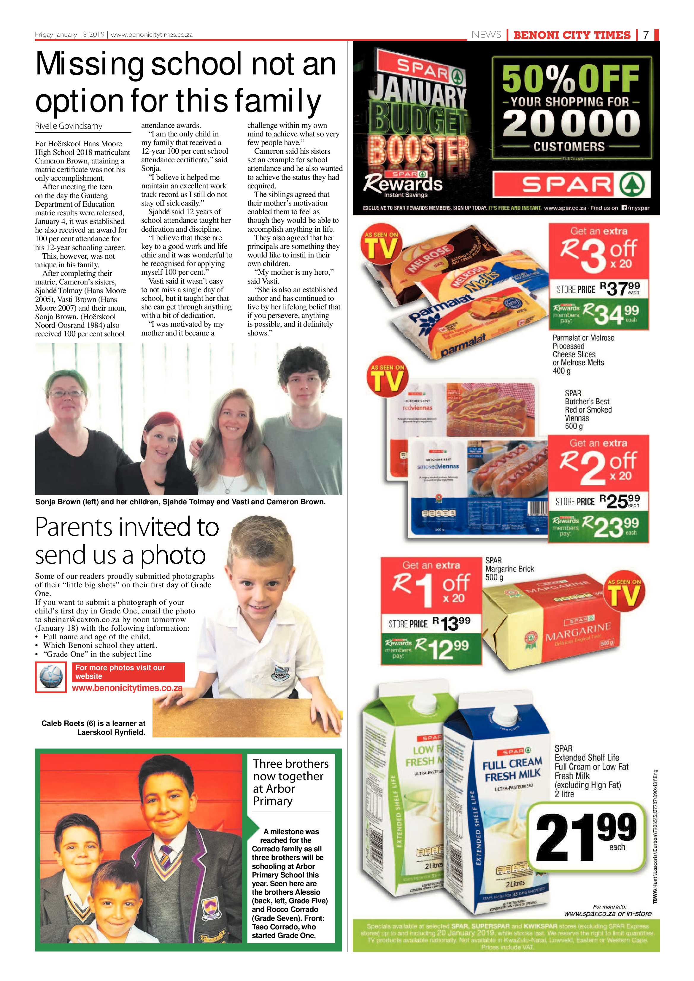 Benoni City Times 17 January 2019 page 7