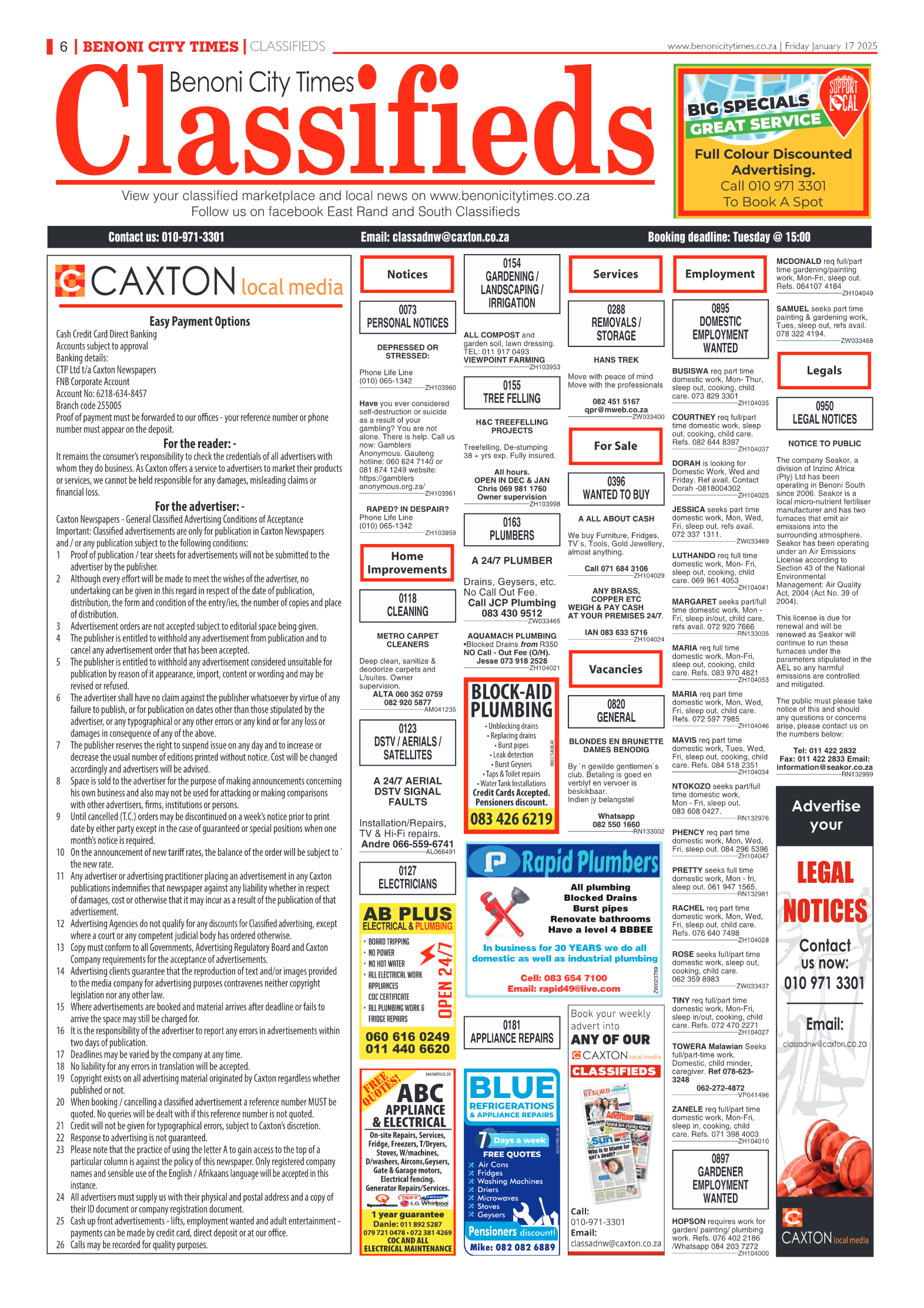 Benoni City Times 17 January 2025 page 6