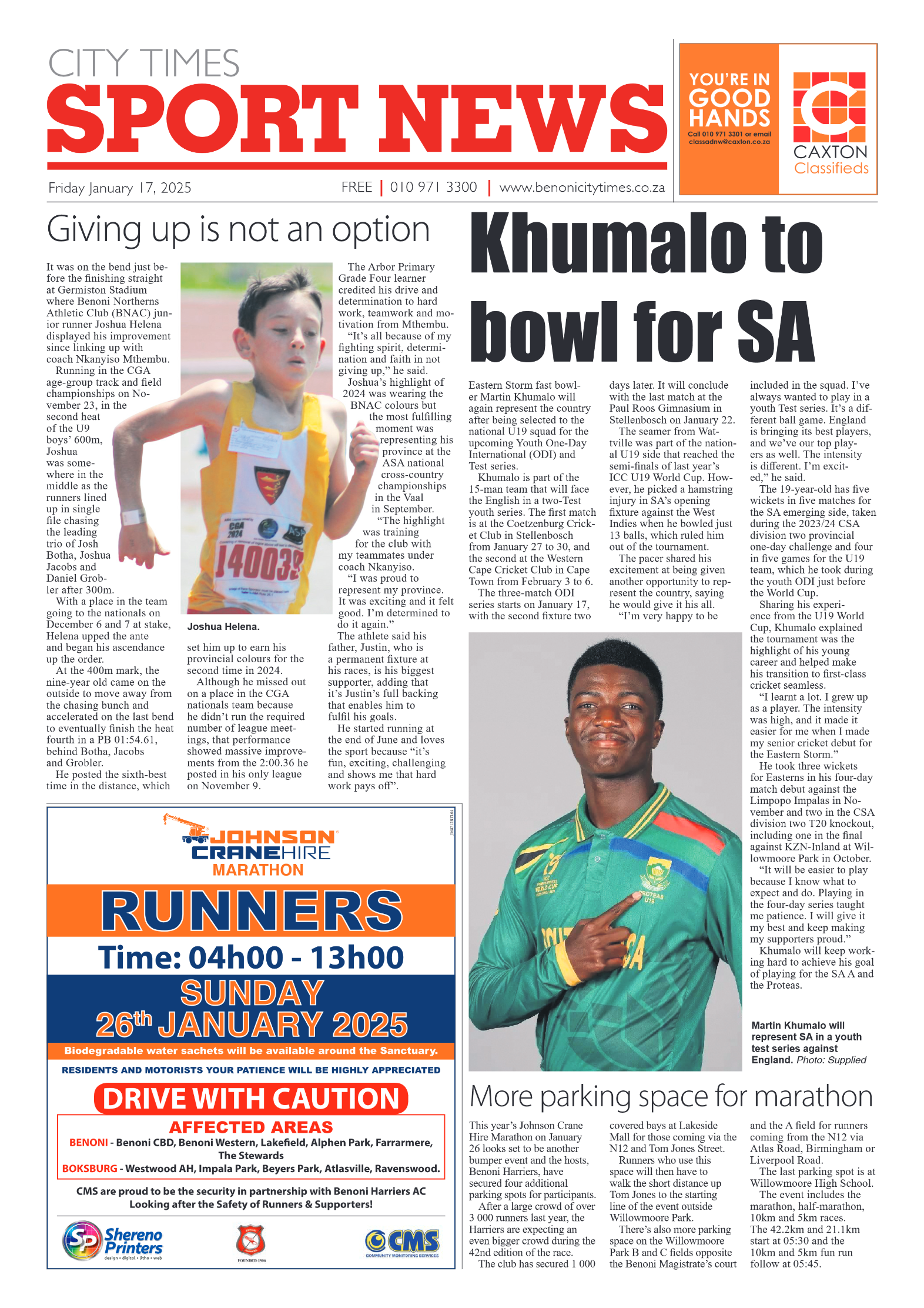 Benoni City Times 17 January 2025 page 8