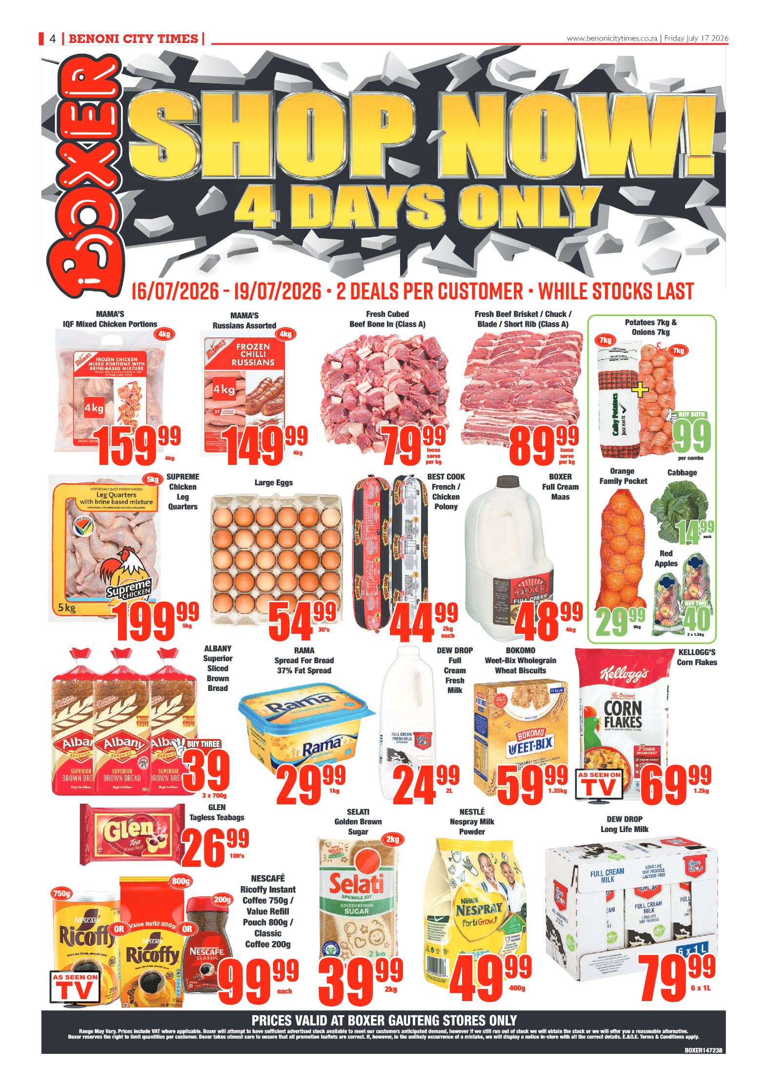 Benoni City Times 17 July 2026 page 4