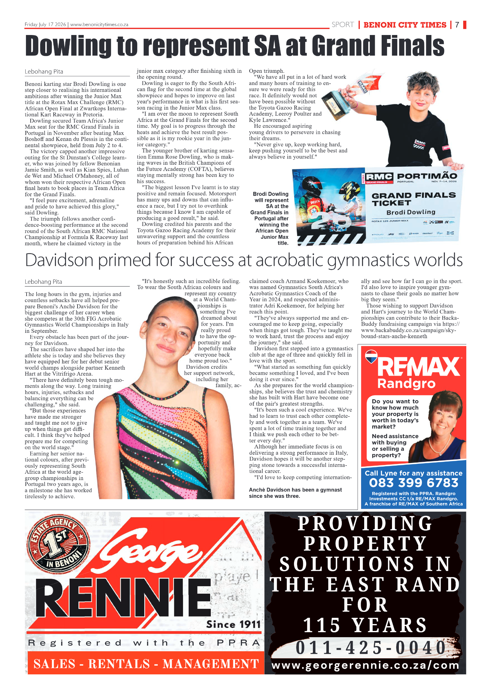 Benoni City Times 17 July 2026 page 7