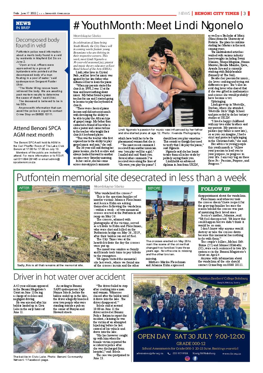 Benoni City Times 17 June 2022 page 3