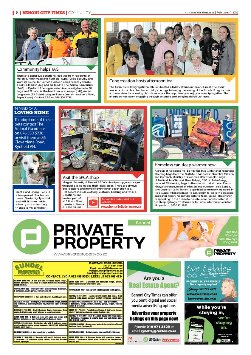Benoni City Times 17 June 2022 page 8