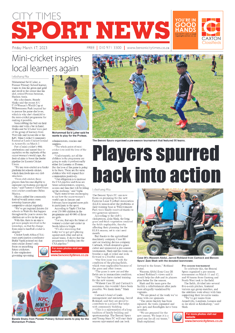 Benoni City Times 17 March 2023 page 12