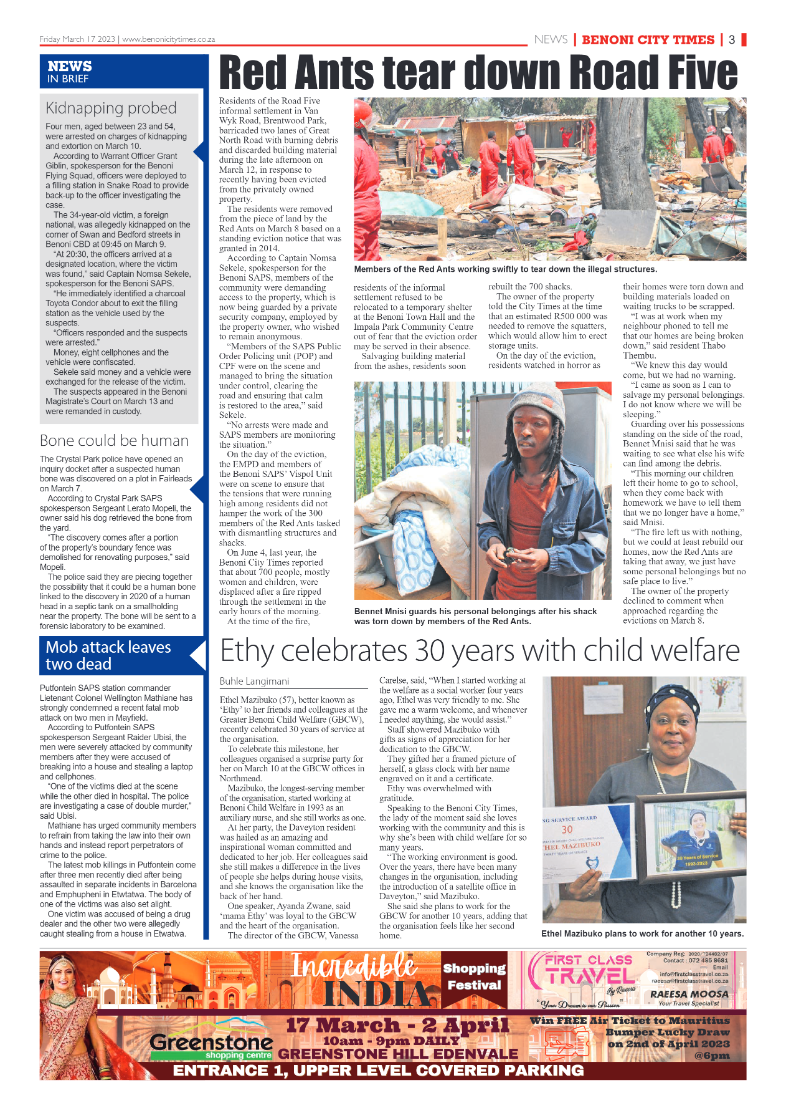 Benoni City Times 17 March 2023 page 3
