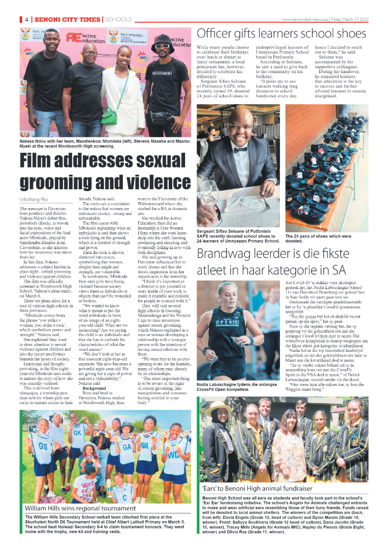 Benoni City Times 17 March 2023 page 4