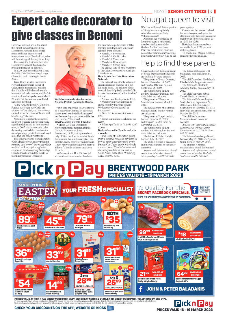 Benoni City Times 17 March 2023 page 5
