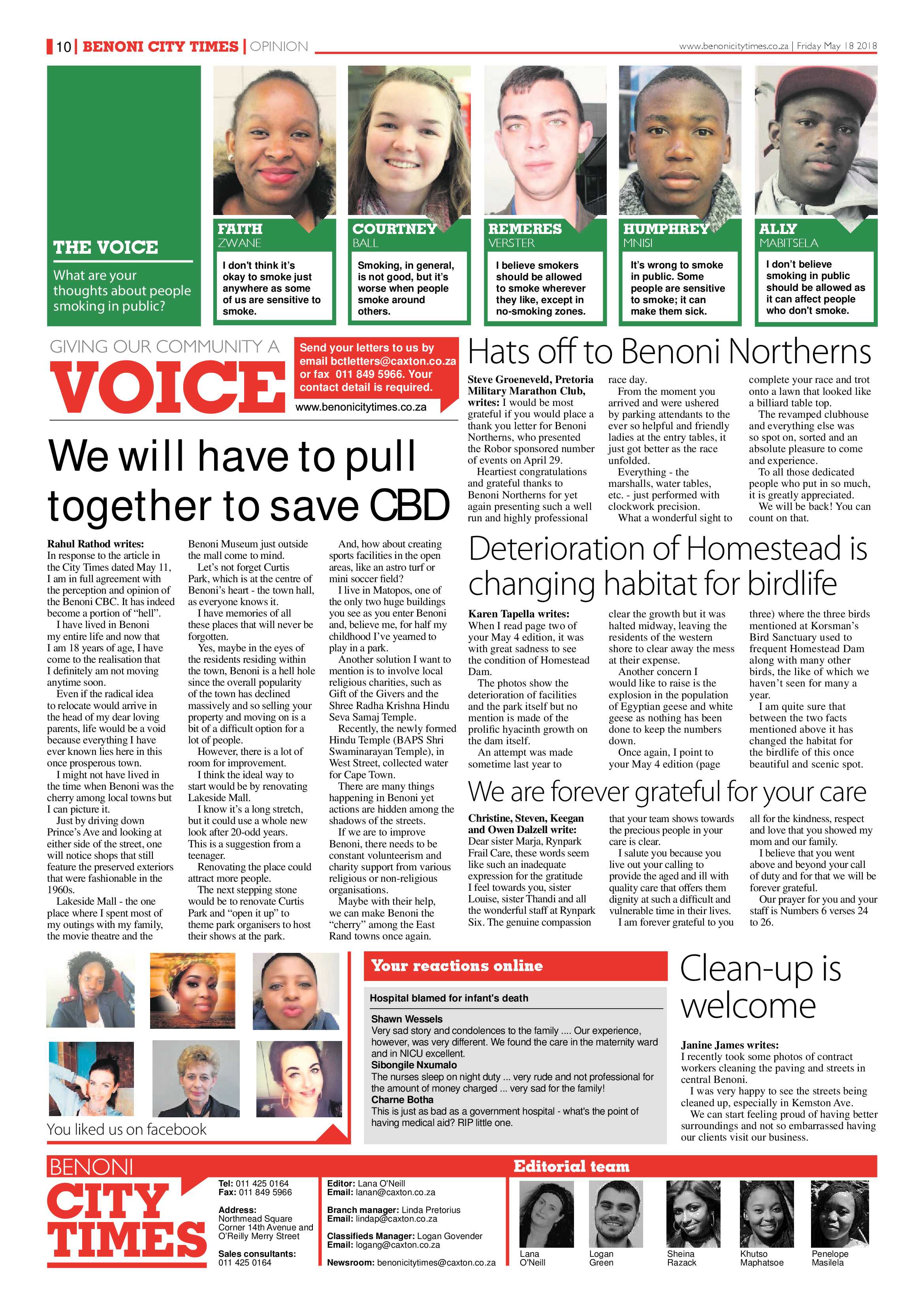 Benoni City Times 17 May 2018 page 10