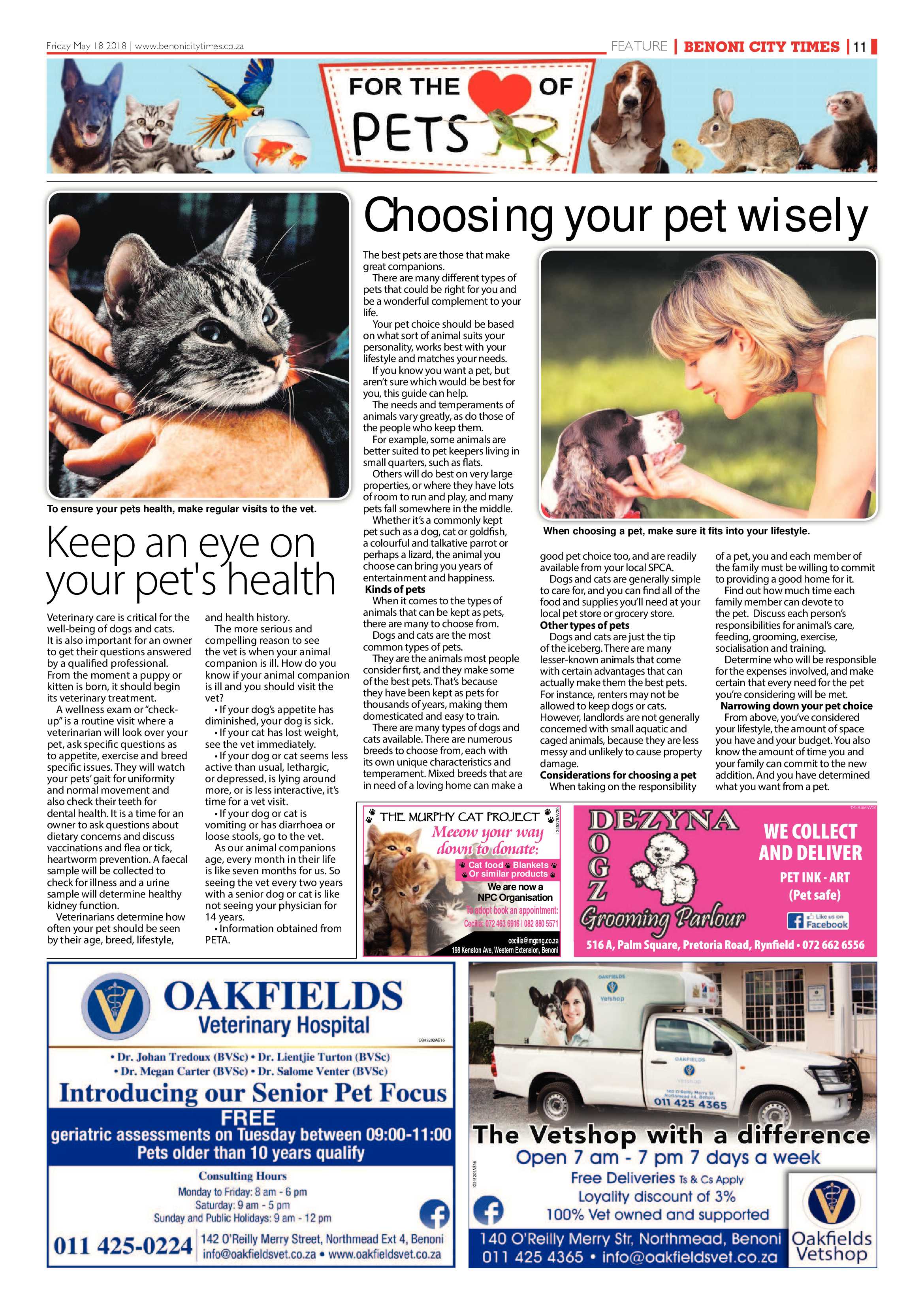 Benoni City Times 17 May 2018 page 11