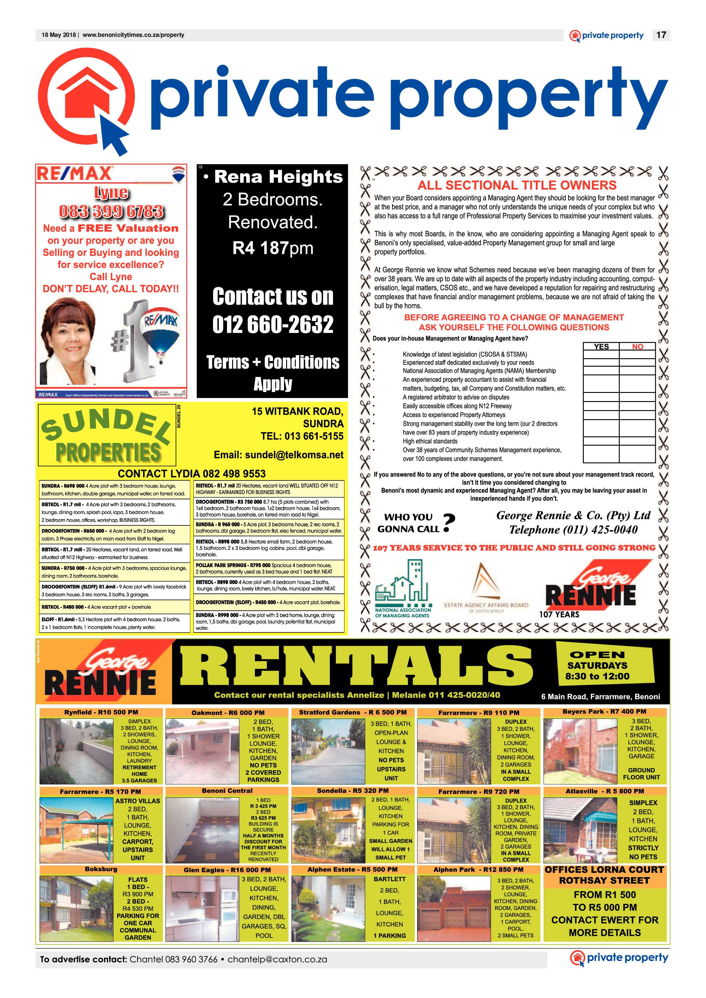 Benoni City Times 17 May 2018 page 17