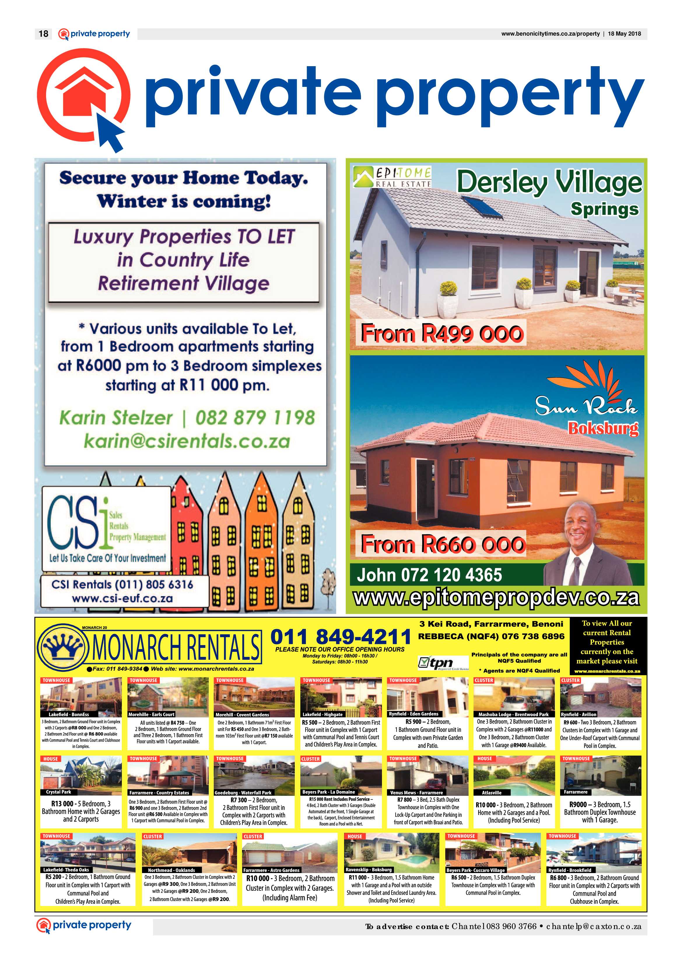 Benoni City Times 17 May 2018 page 18