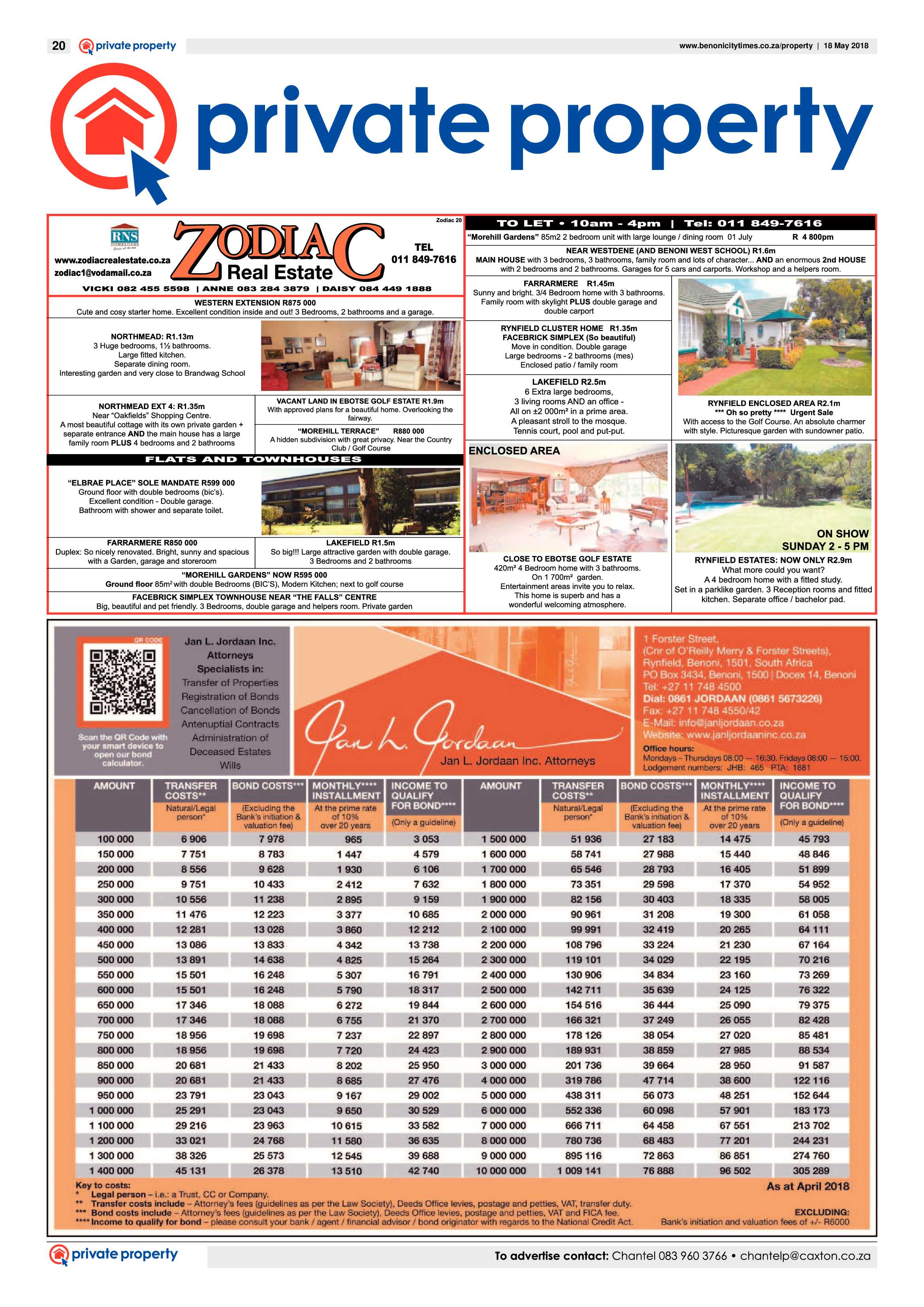 Benoni City Times 17 May 2018 page 20