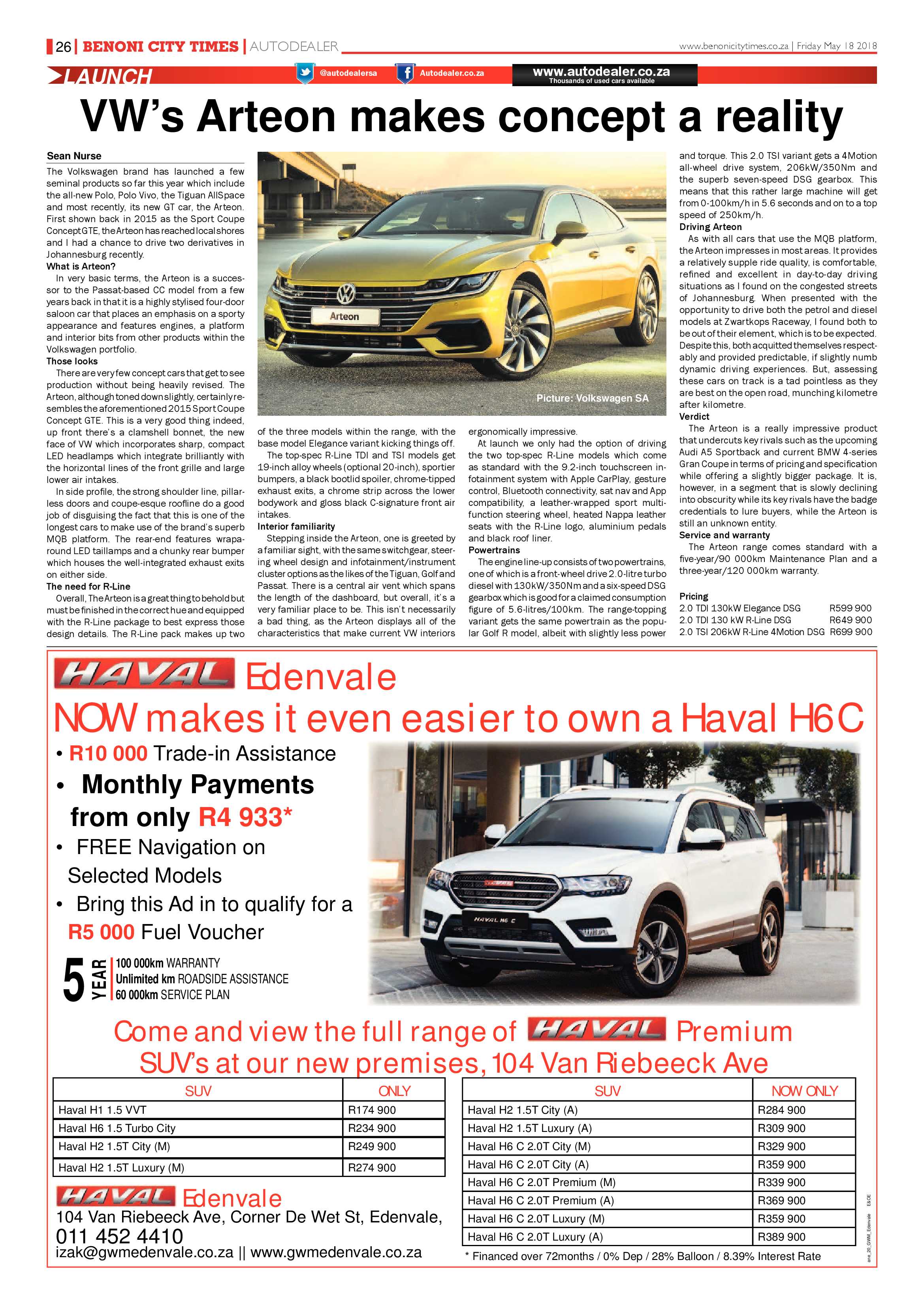 Benoni City Times 17 May 2018 page 26