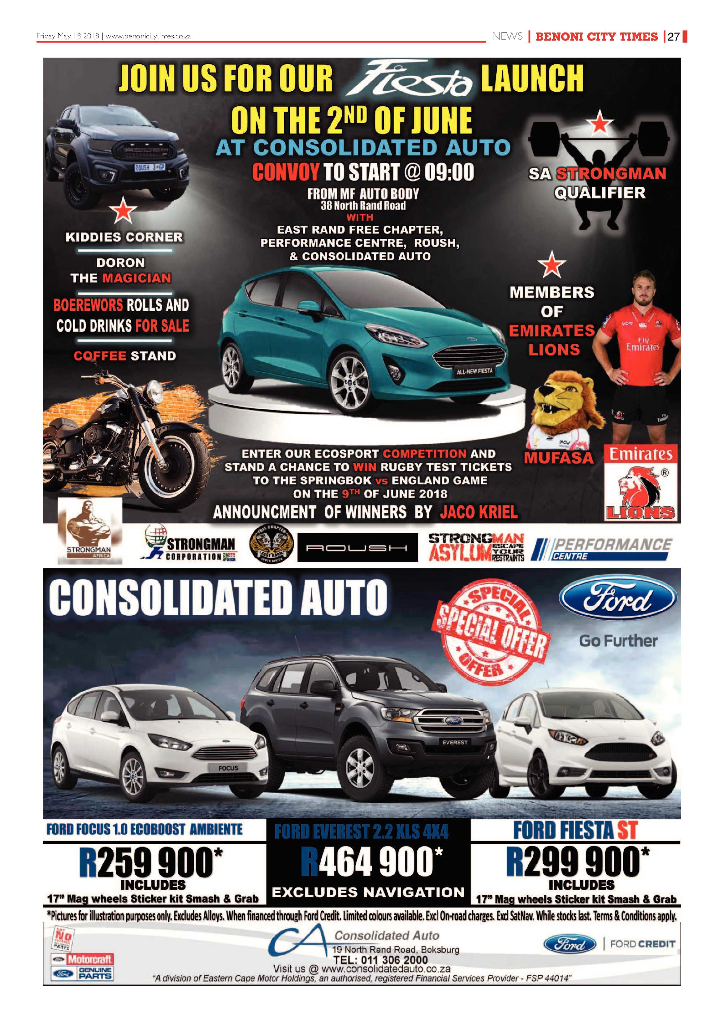 Benoni City Times 17 May 2018 page 27