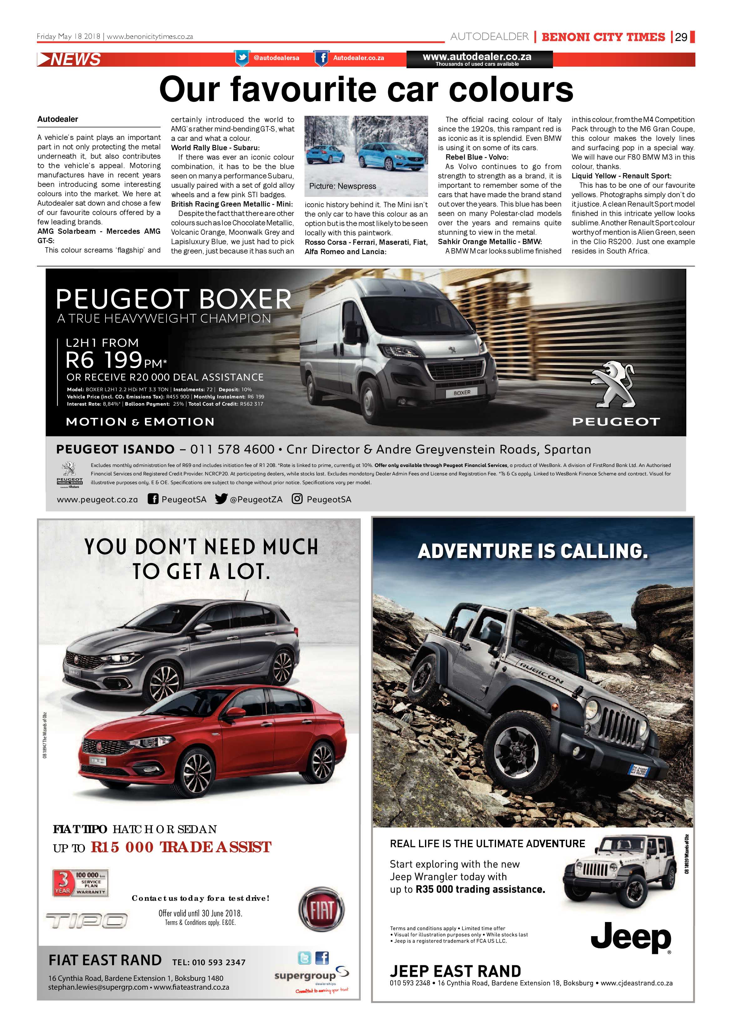 Benoni City Times 17 May 2018 page 29