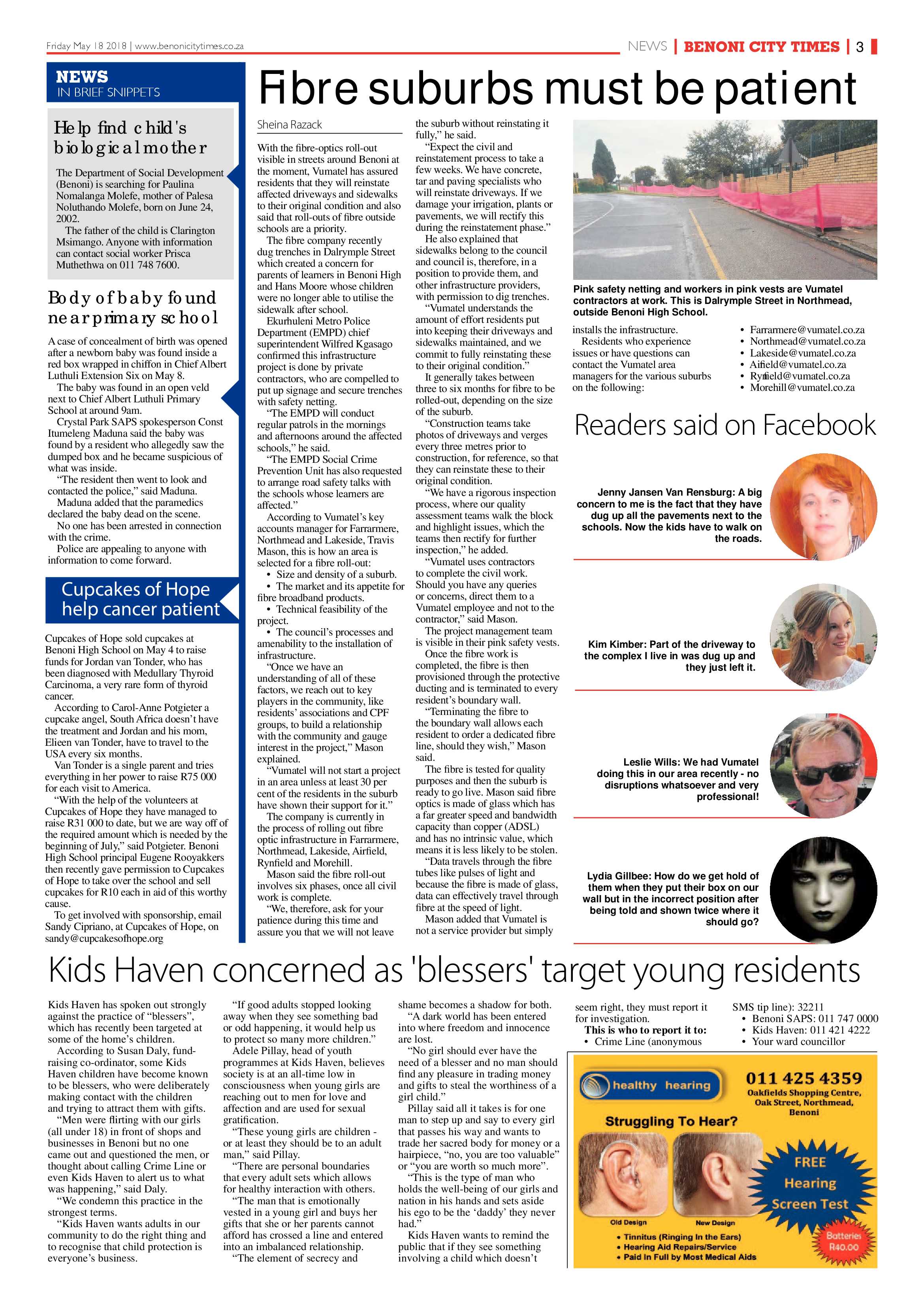 Benoni City Times 17 May 2018 page 3
