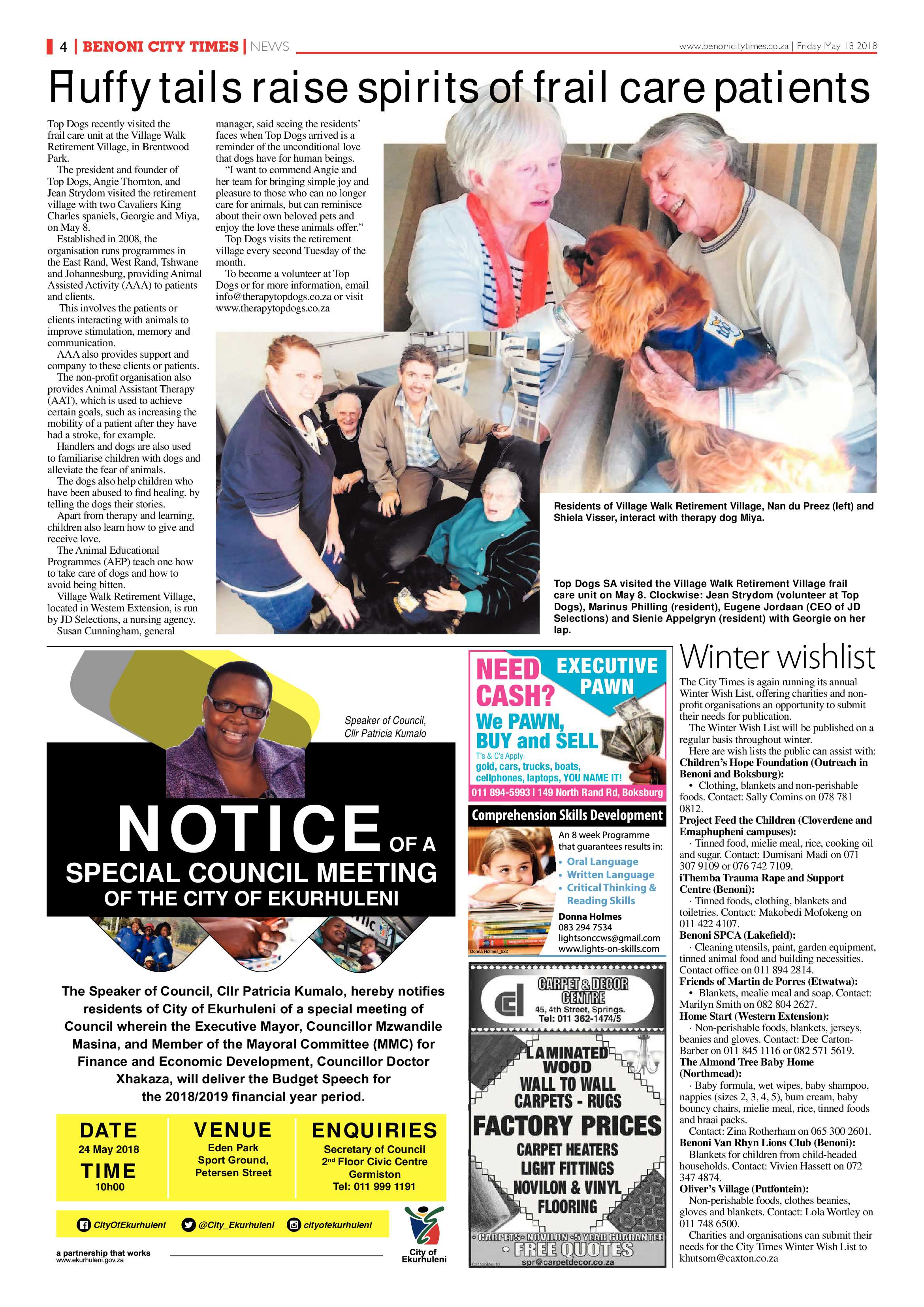 Benoni City Times 17 May 2018 page 4