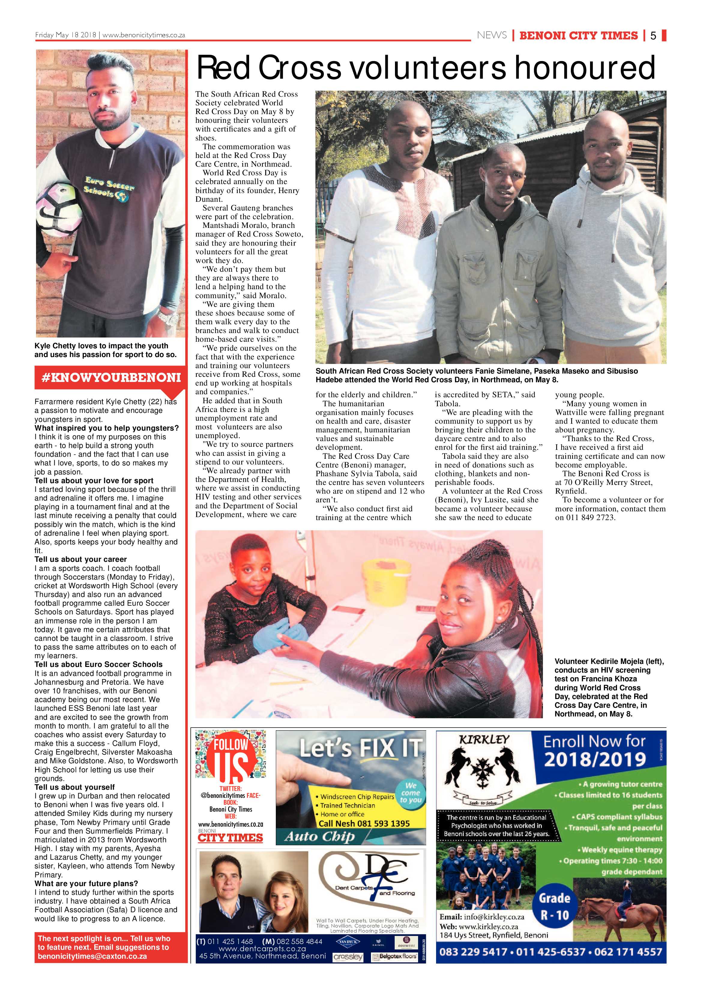 Benoni City Times 17 May 2018 page 5