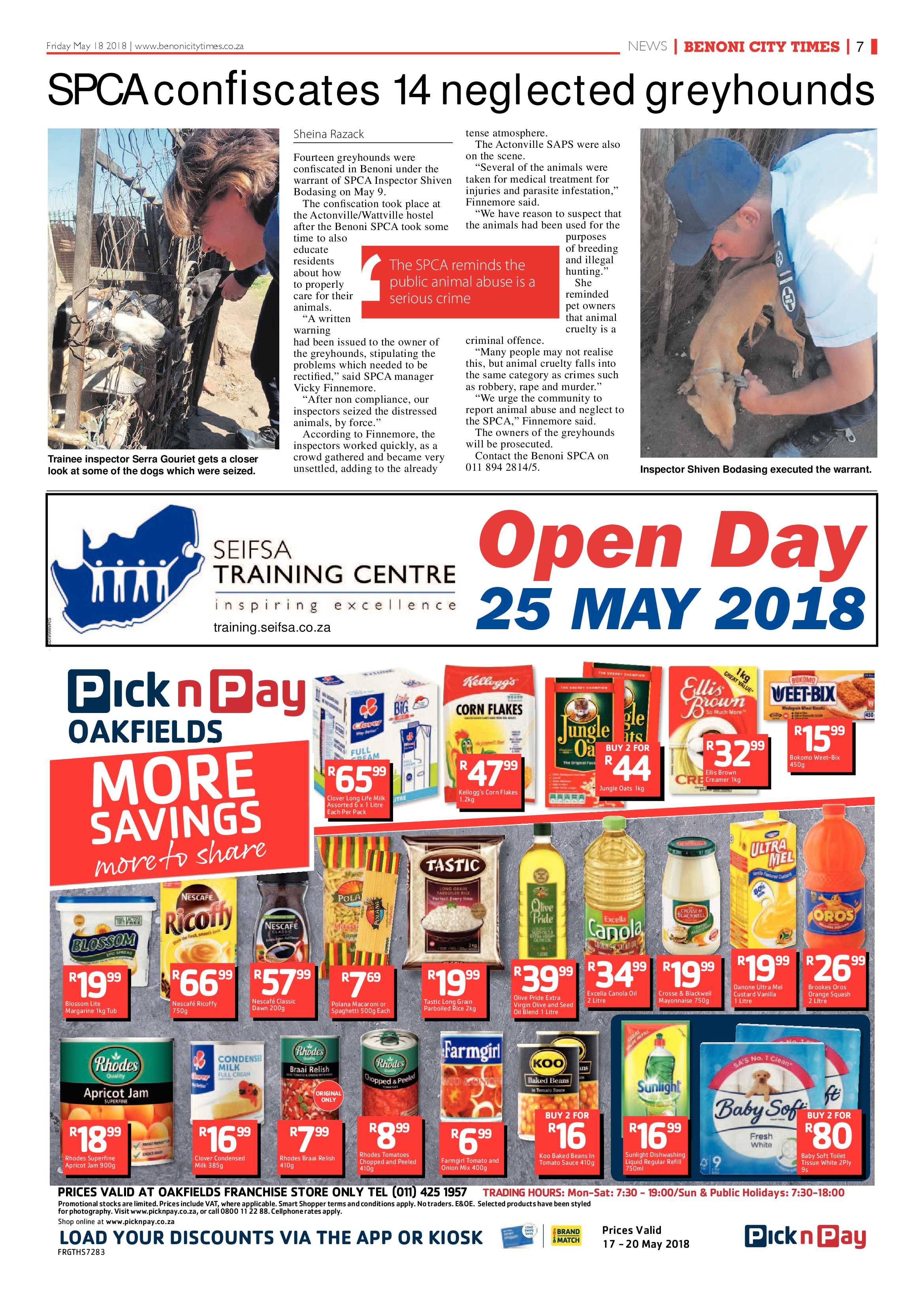 Benoni City Times 17 May 2018 page 7